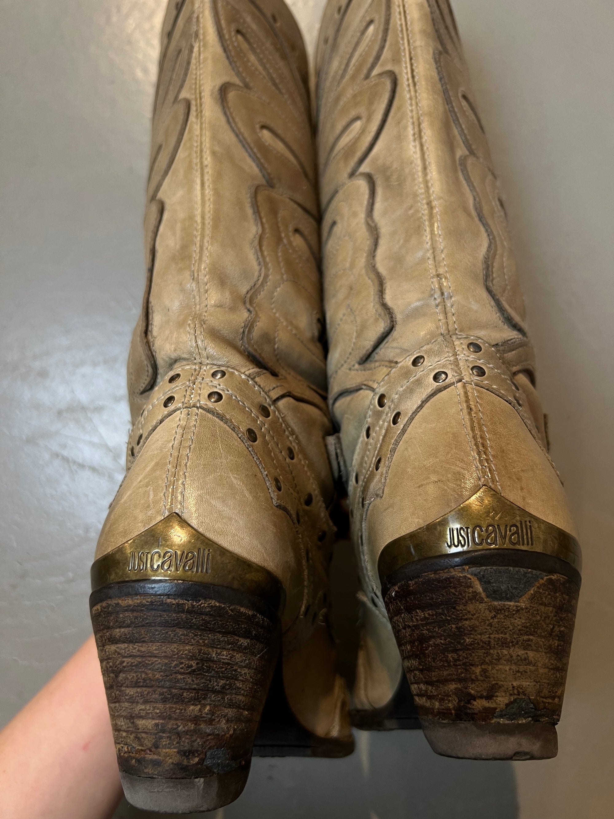 Vintage Cavalli Cowboy Boots 39
