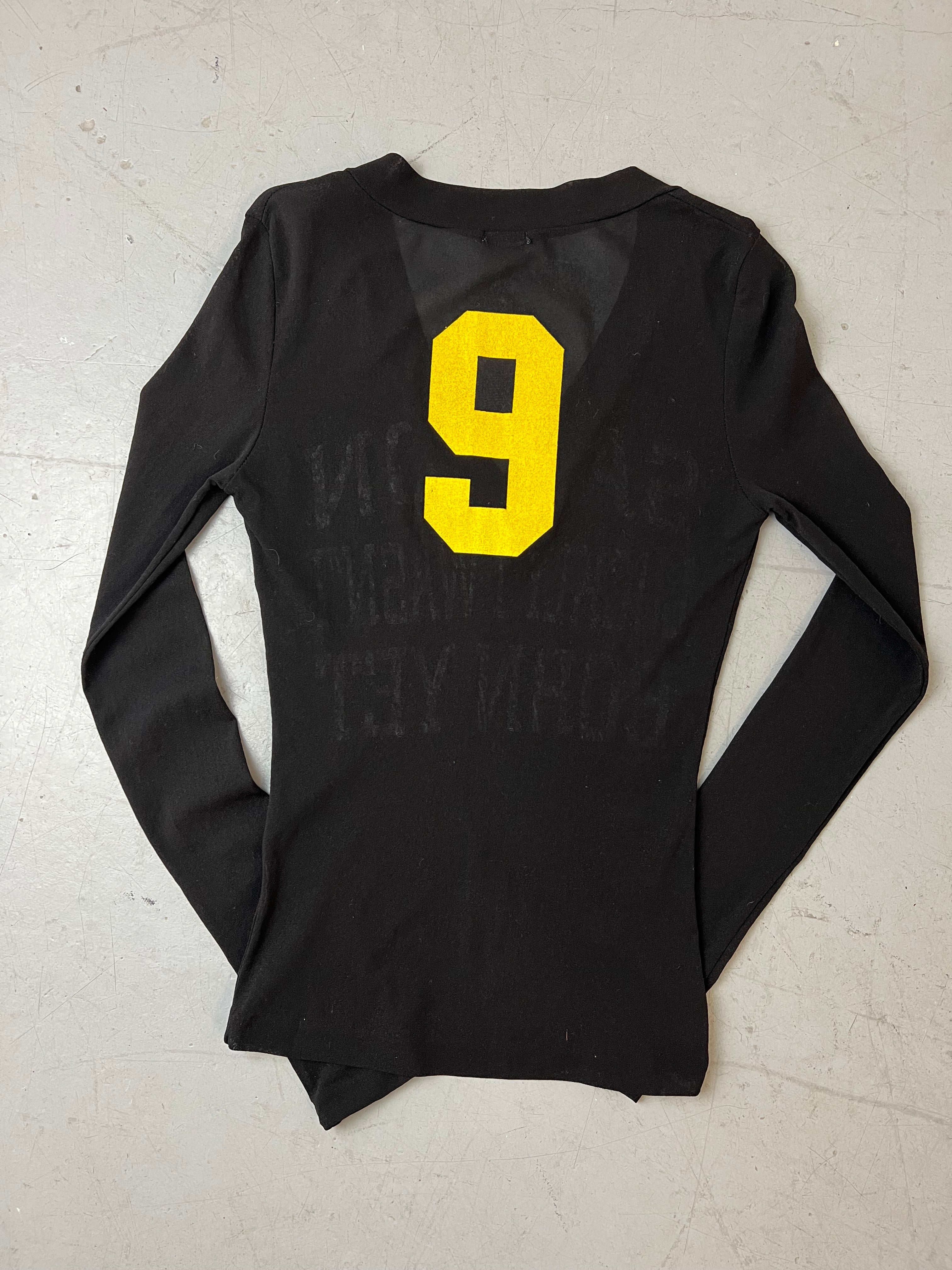 Vintage Phard Mesh Seethrough Longsleeve Für Damen. Y2K Second Hand 2000s Fashion