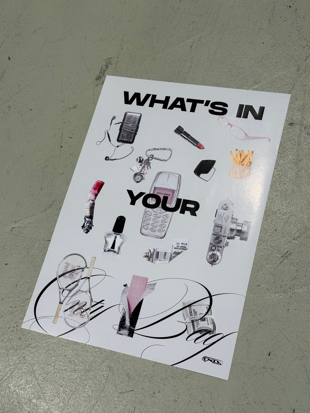 CNTY BAGS Poster DIN A4