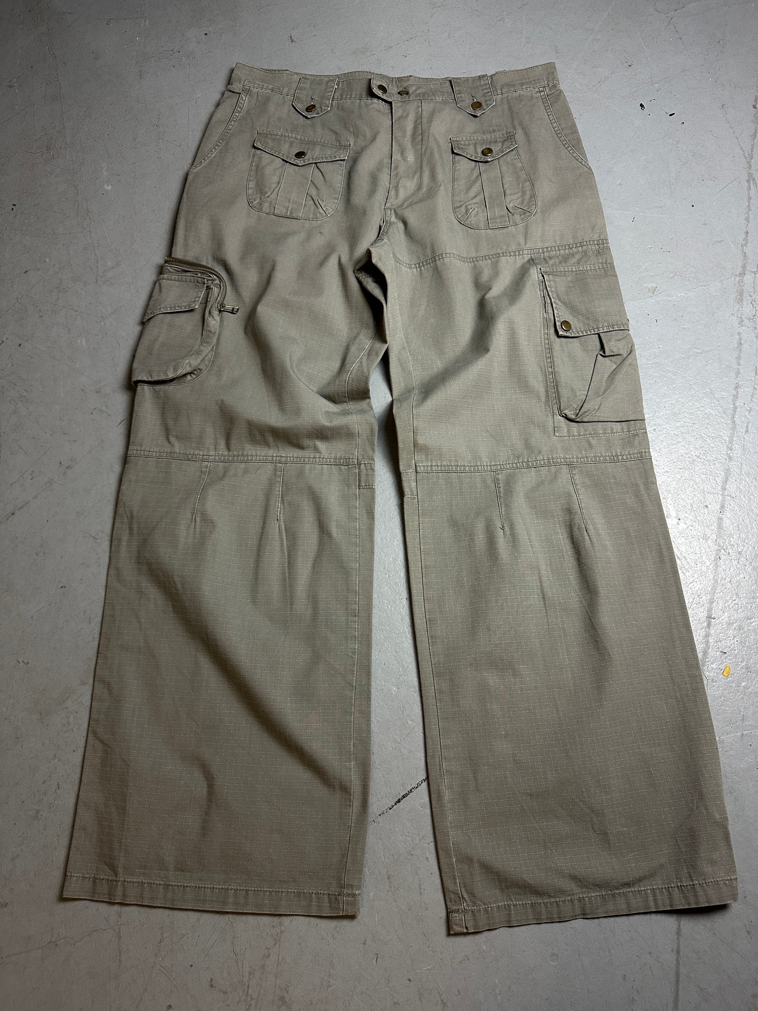 Productbild von Vintage Khaki Cargo Pants L/XL von vorne 