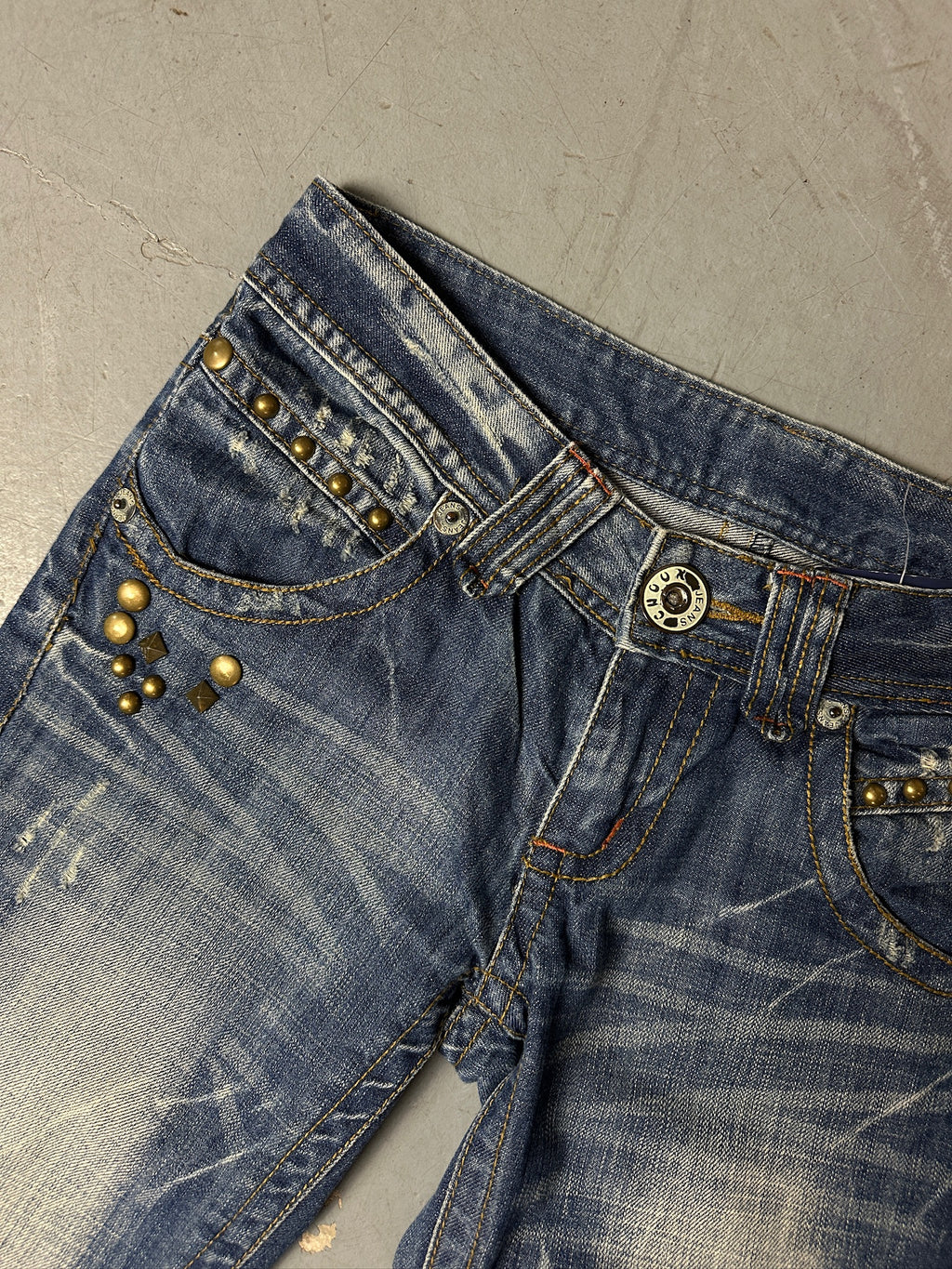 Vintage Choox Bootcut Jeans with Backprint XS