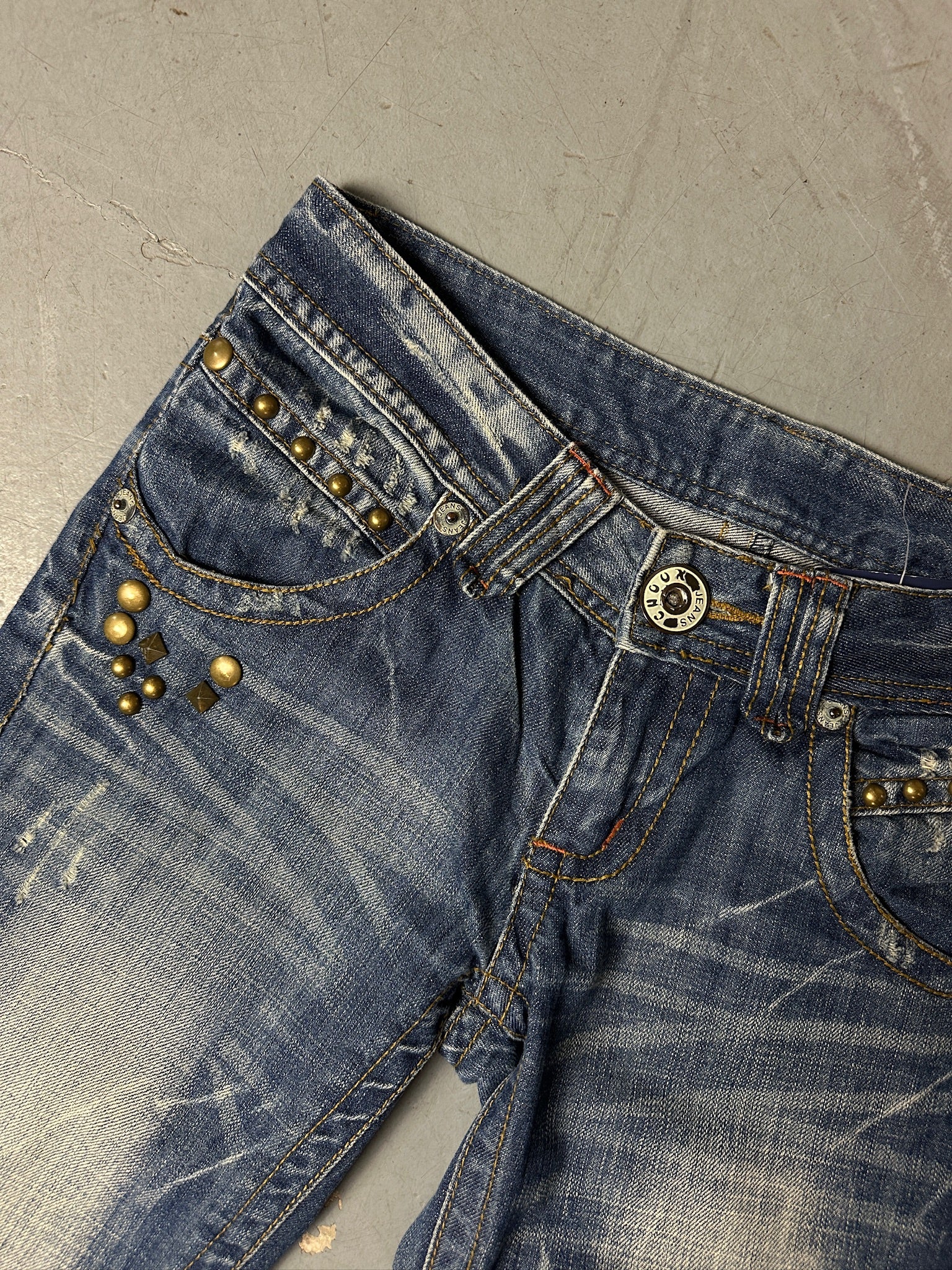 Vintage Choox Bootcut Jeans with Backprint XS