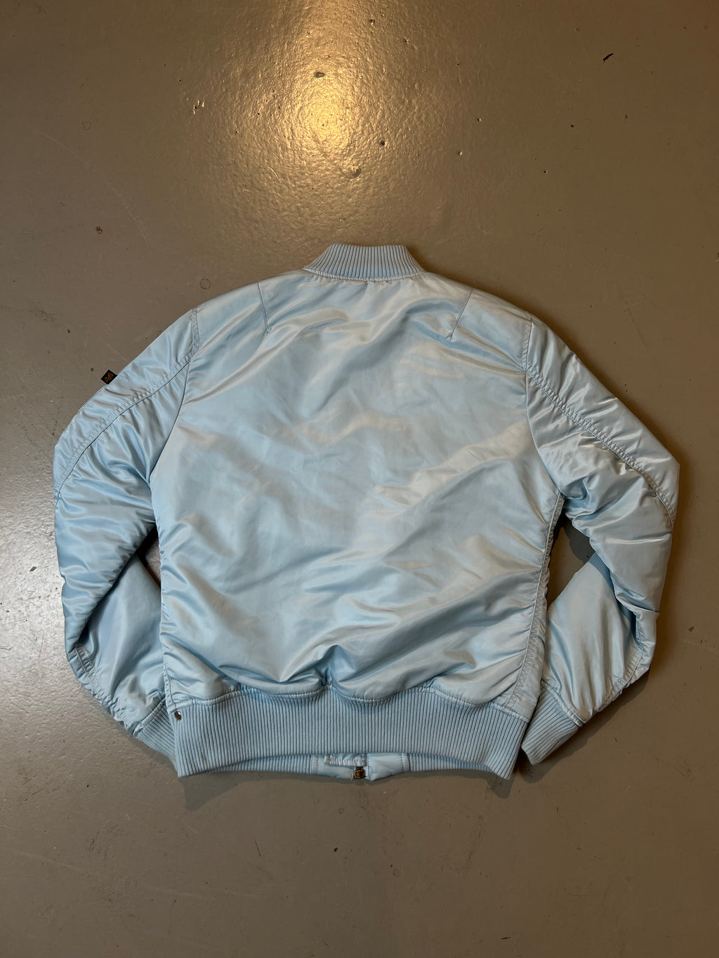 Vintage Alpha Industries Babyblue Bomber Jacket S/M