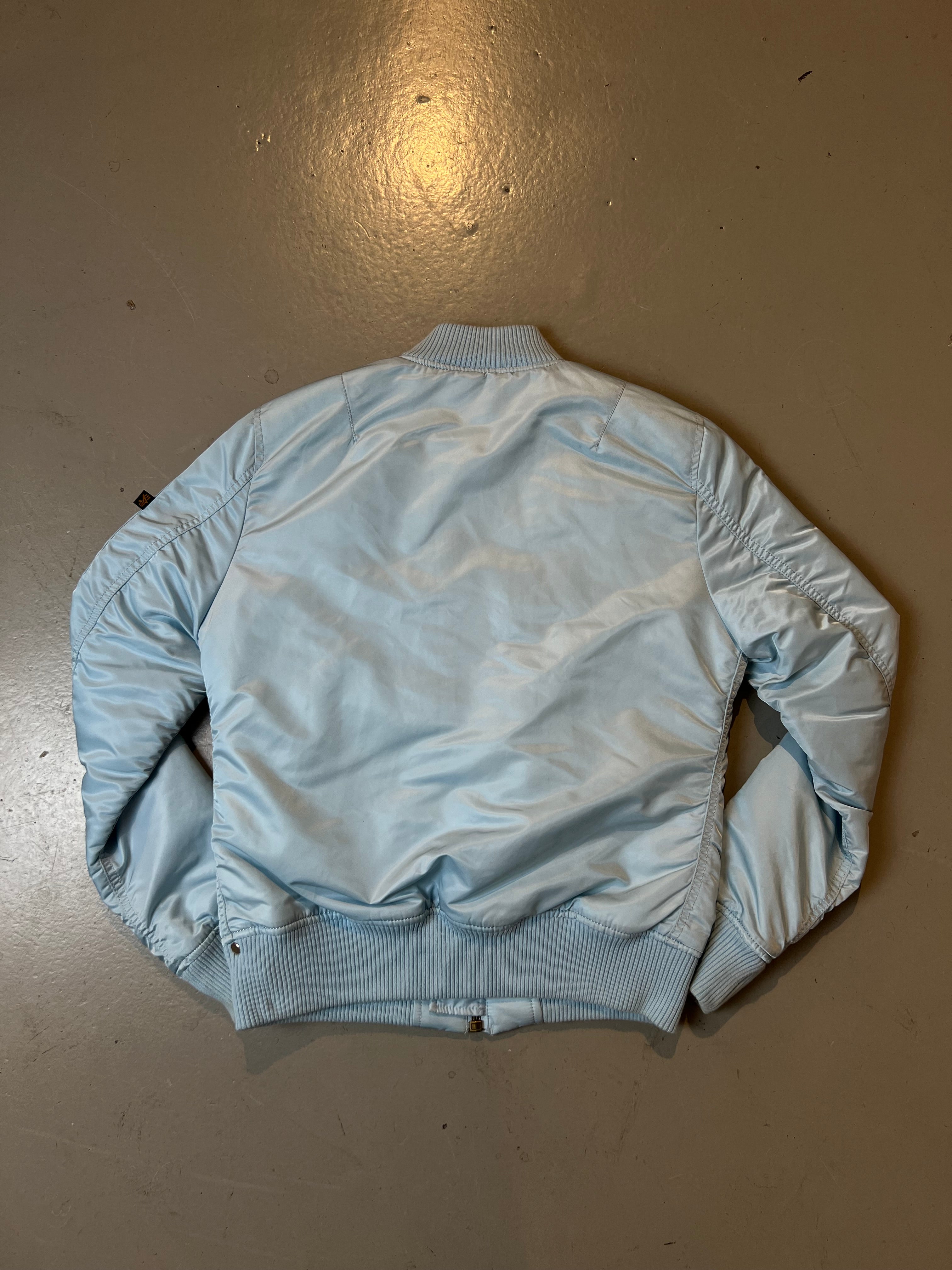 Vintage Alpha Industries Babyblue Bomber Jacket S/M