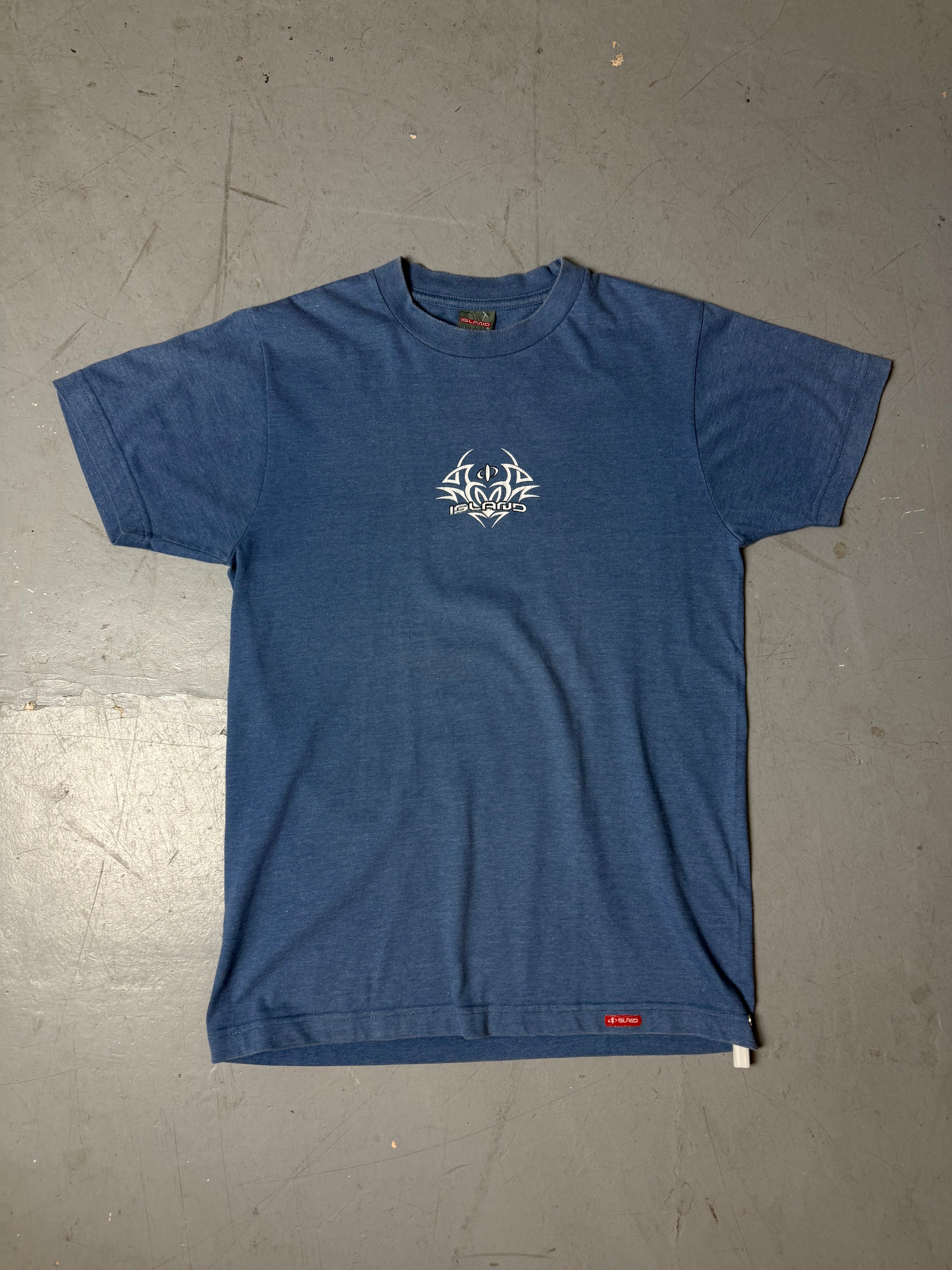 Vintage Island Tribal Printed T-Shirt M