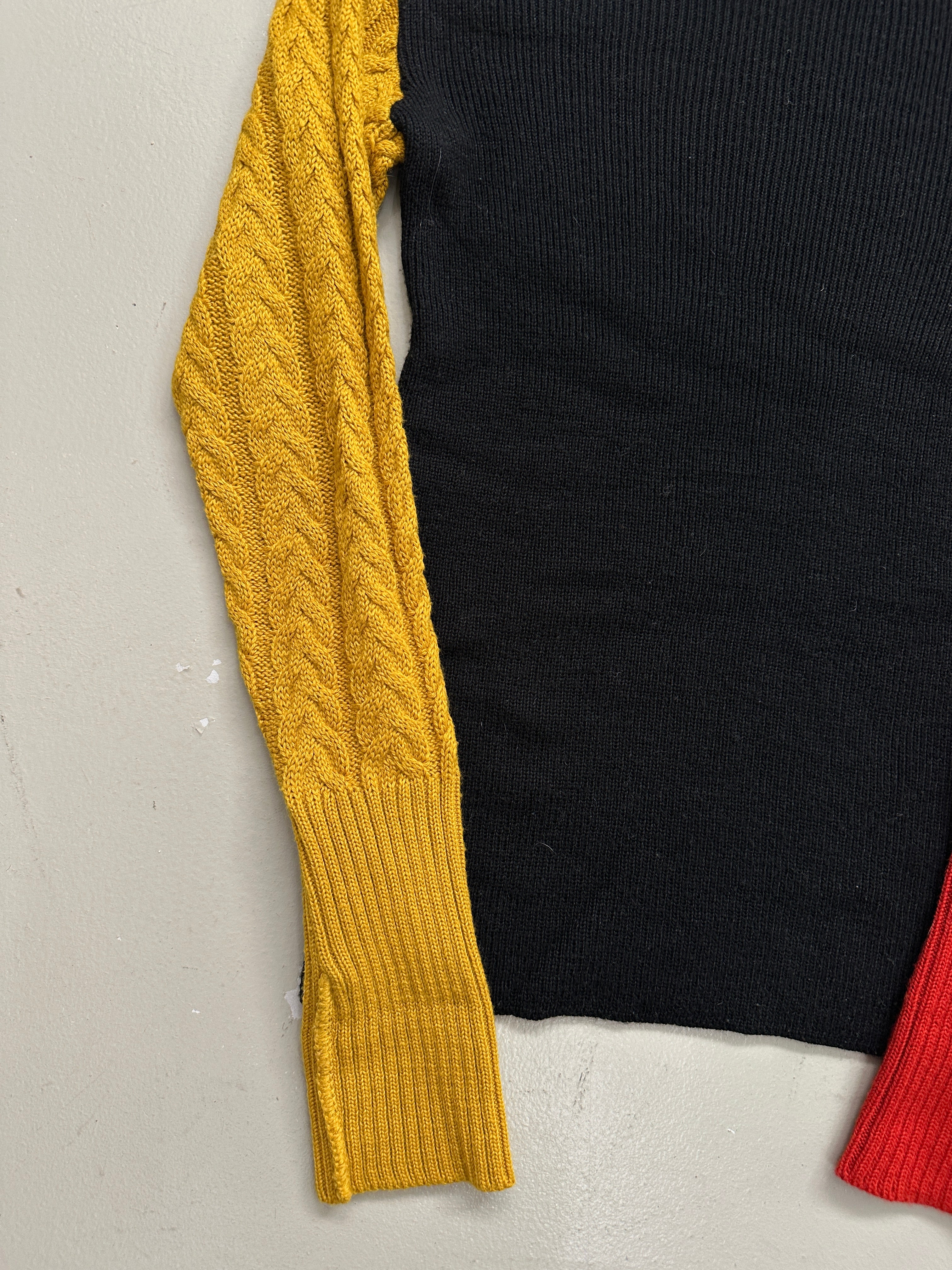 Vintage Gaultier Junior Colorful Wool Sweater M/L