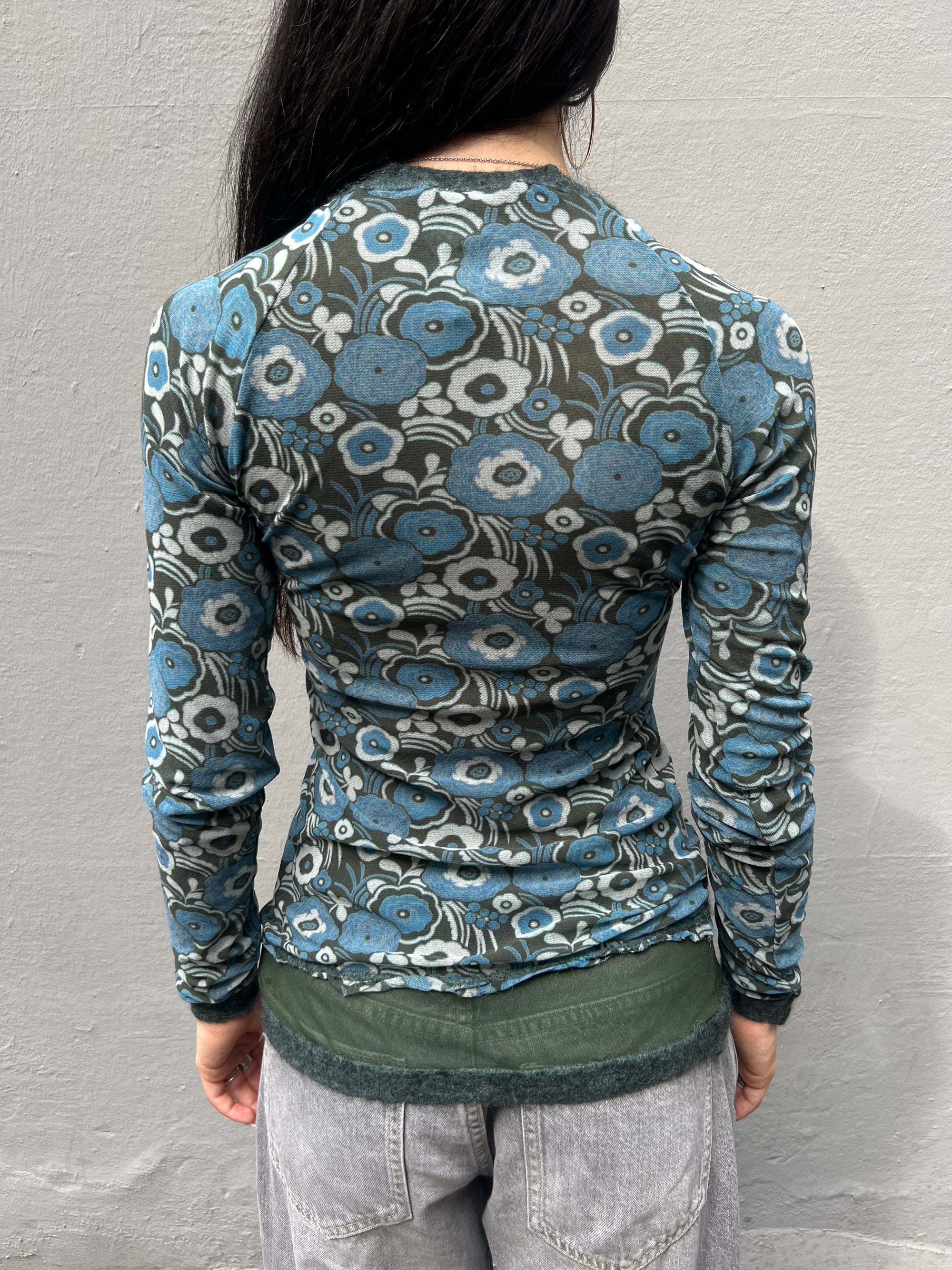 Vintage Thight Flower Top XS/S