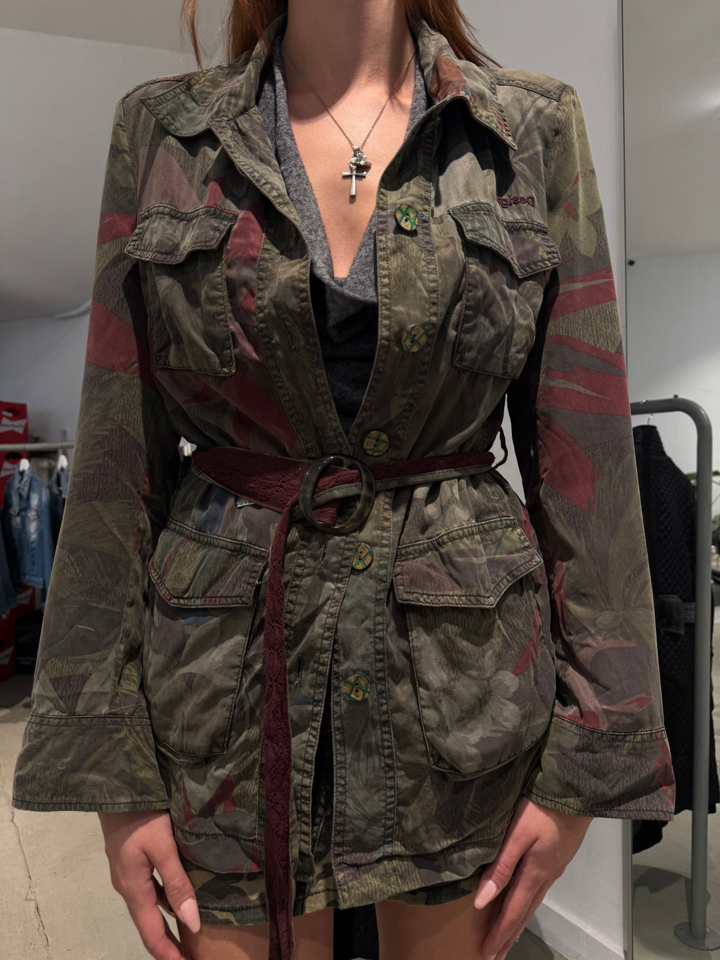 Vintage Desigual Utility Jacke (L)