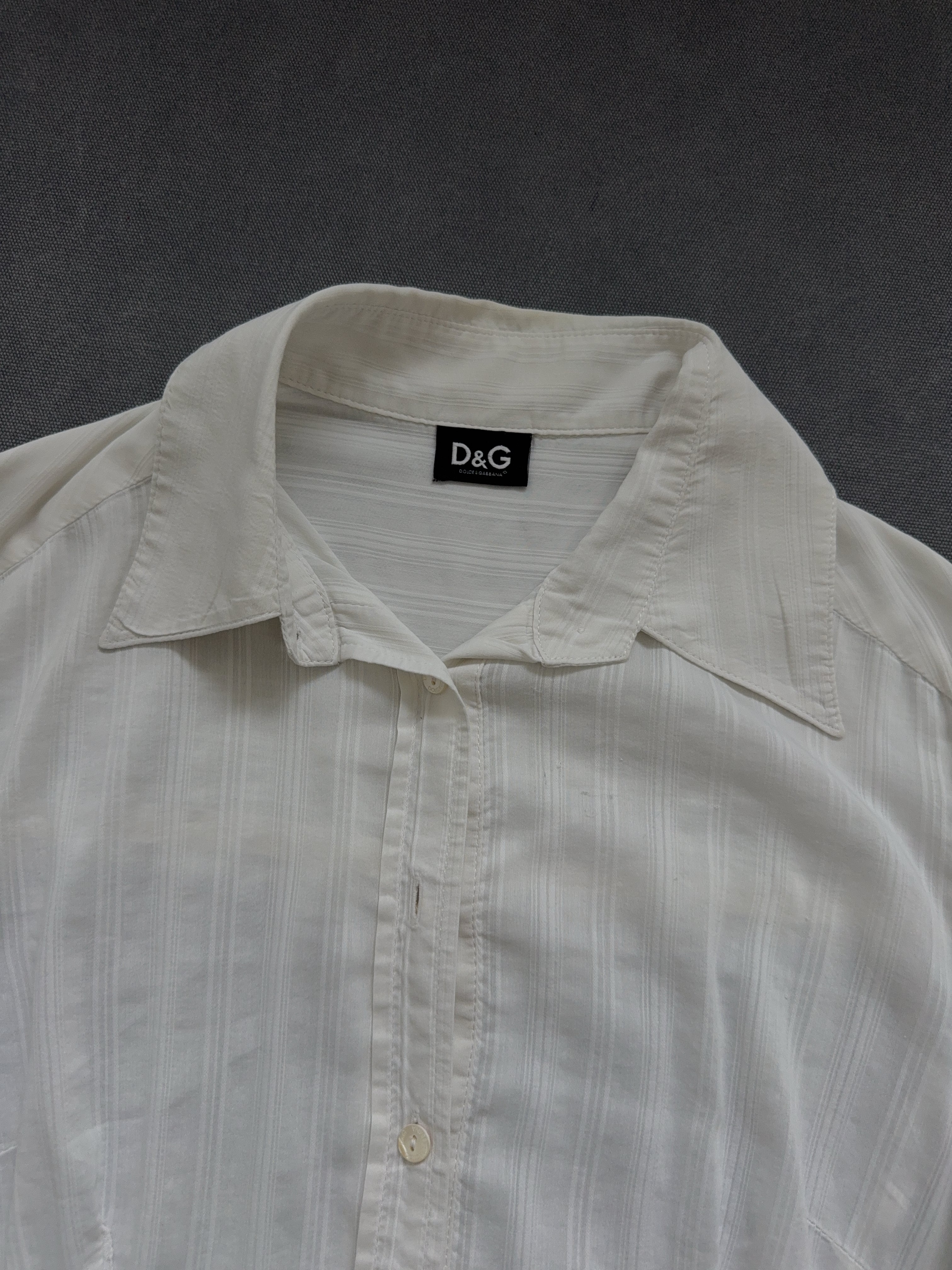 Vintage Dolce&Gabbana Shirt für Herren. Y2K Second Hand 2000s Fashion 