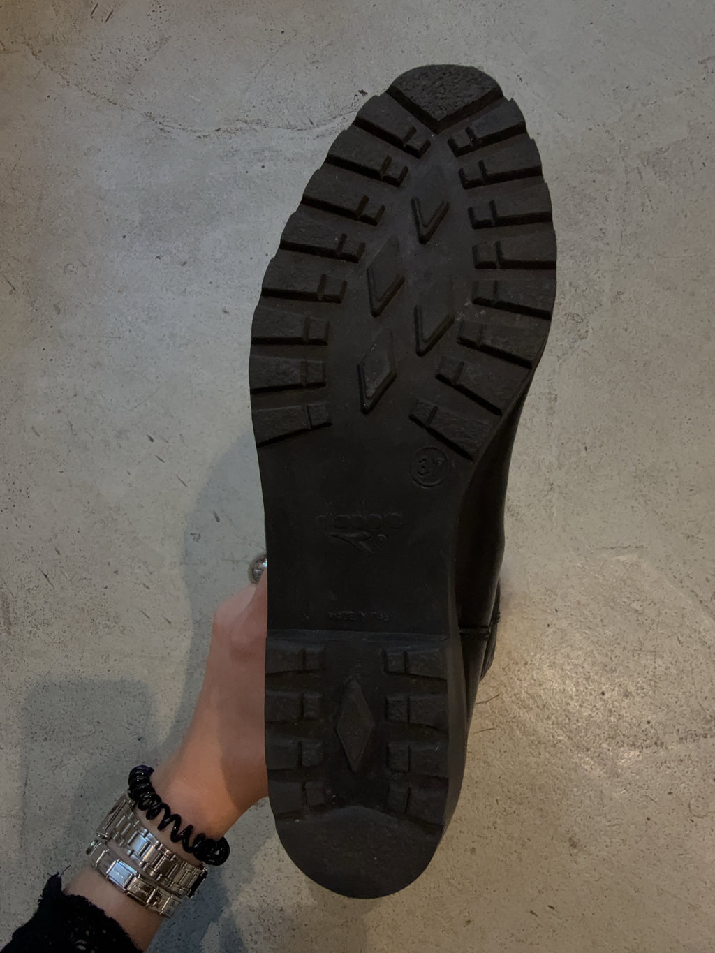 Vintage Diadora Black Boots (37)