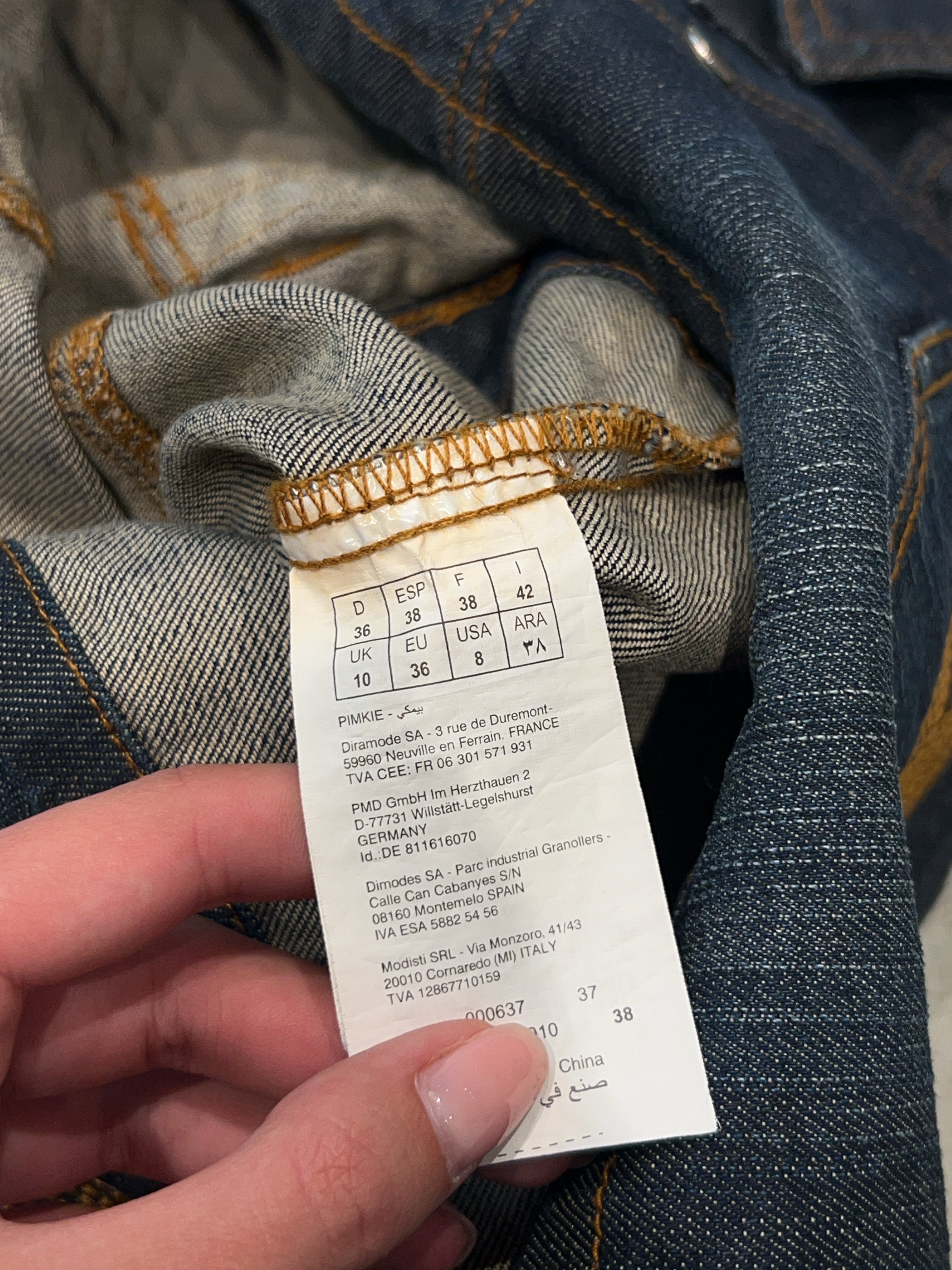 Vintage Denim Dress (S)
