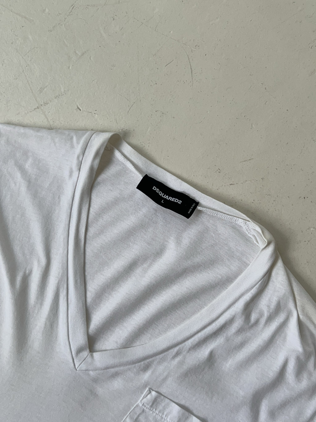 Vintage Dsquared2 White T-shirt (L)