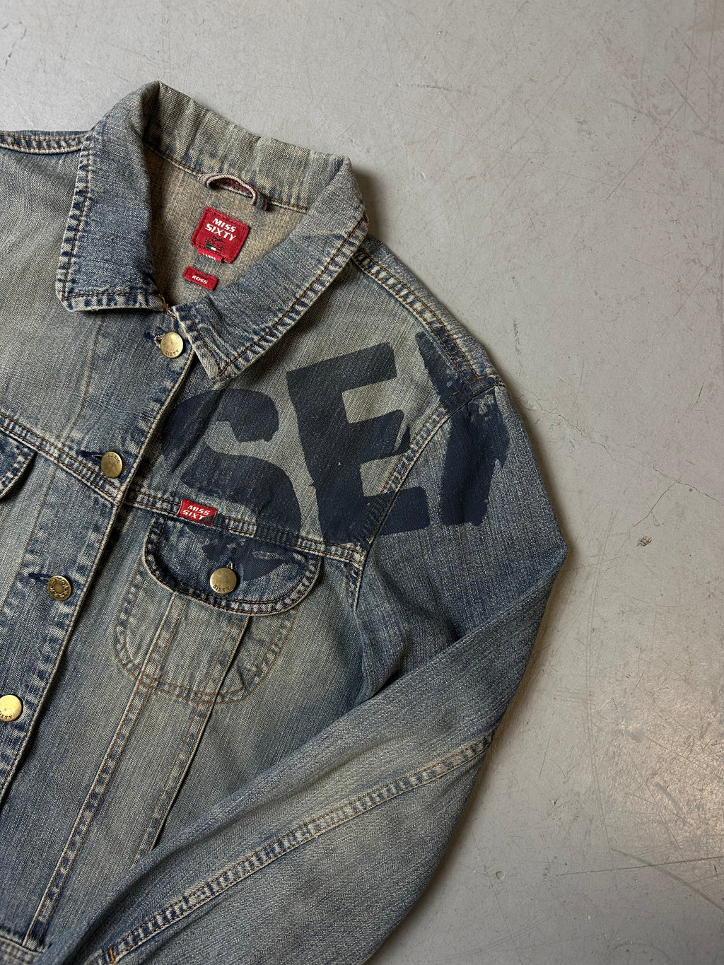 Vintage Miss Sixty Cropped Jeans Jacket S/M