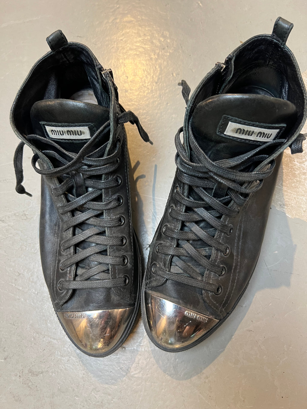 Vintage Miu Miu Black Sneaker 39