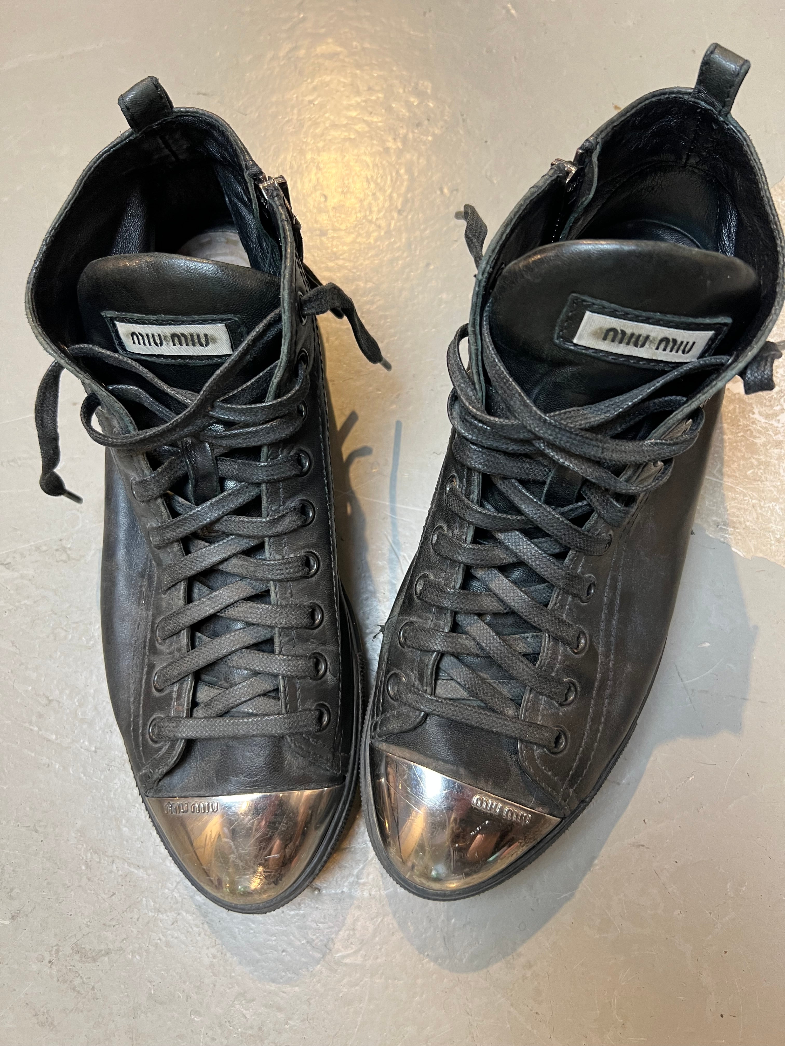 Vintage Miu Miu Black Sneaker 39