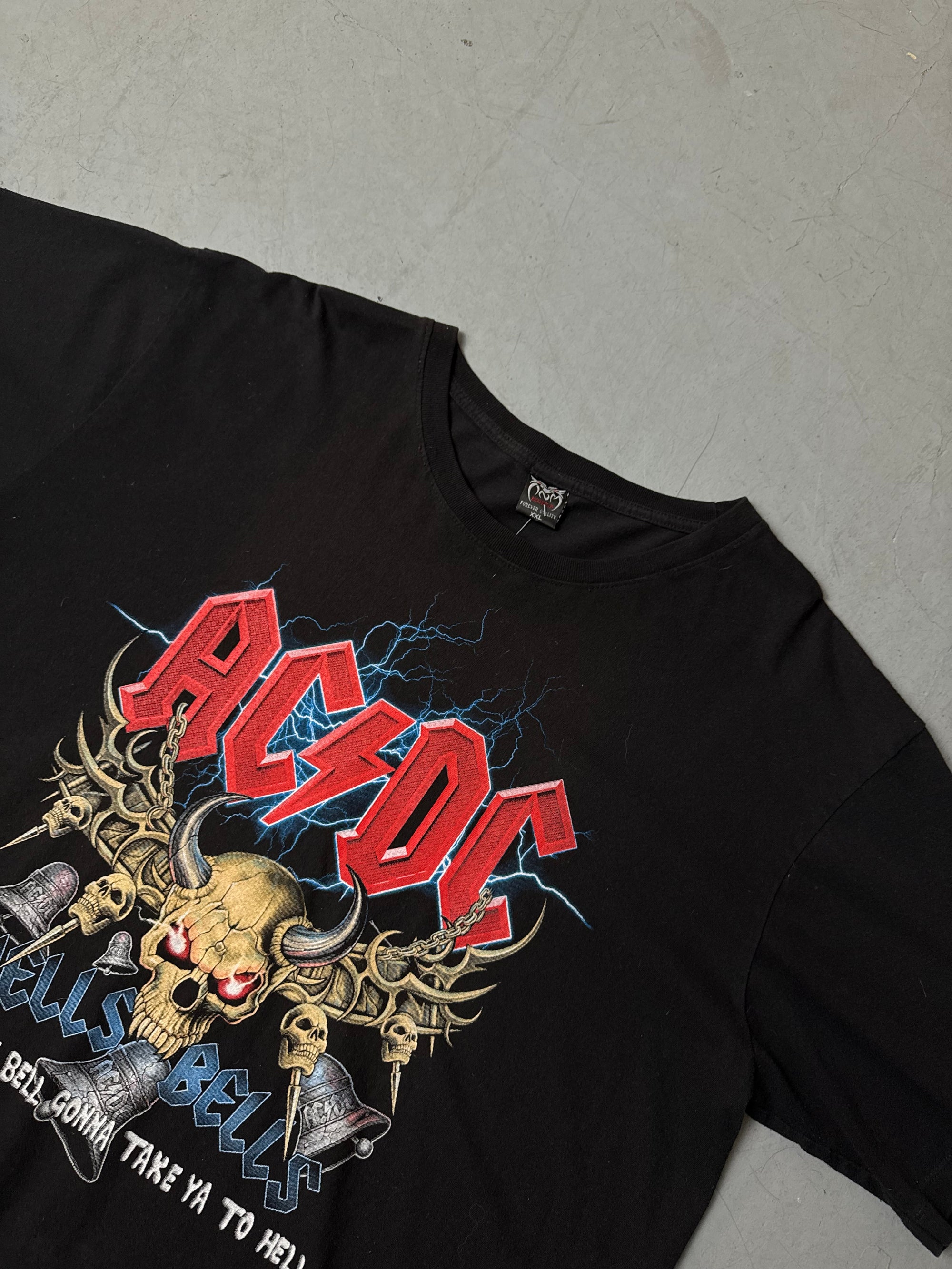 Vintage ACDC Printed Oversized T-Shirt XXL