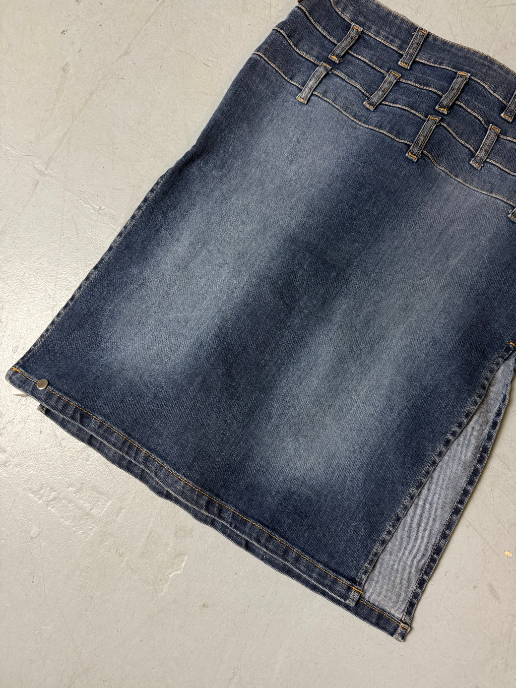 Vintage Moschino Jeans Midi Denim Skirt XS/S