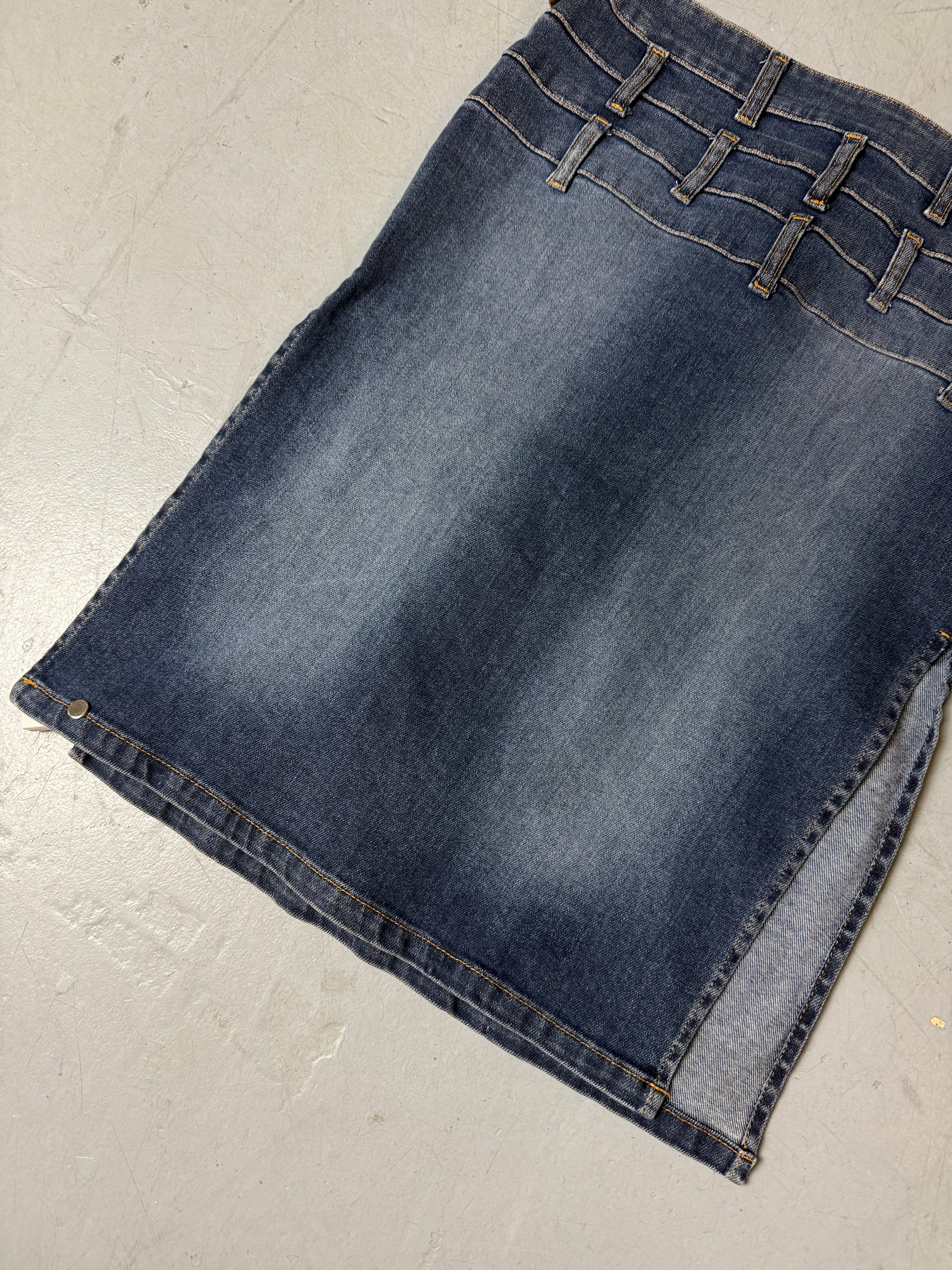 Vintage Moschino Jeans Midi Denim Skirt XS/S