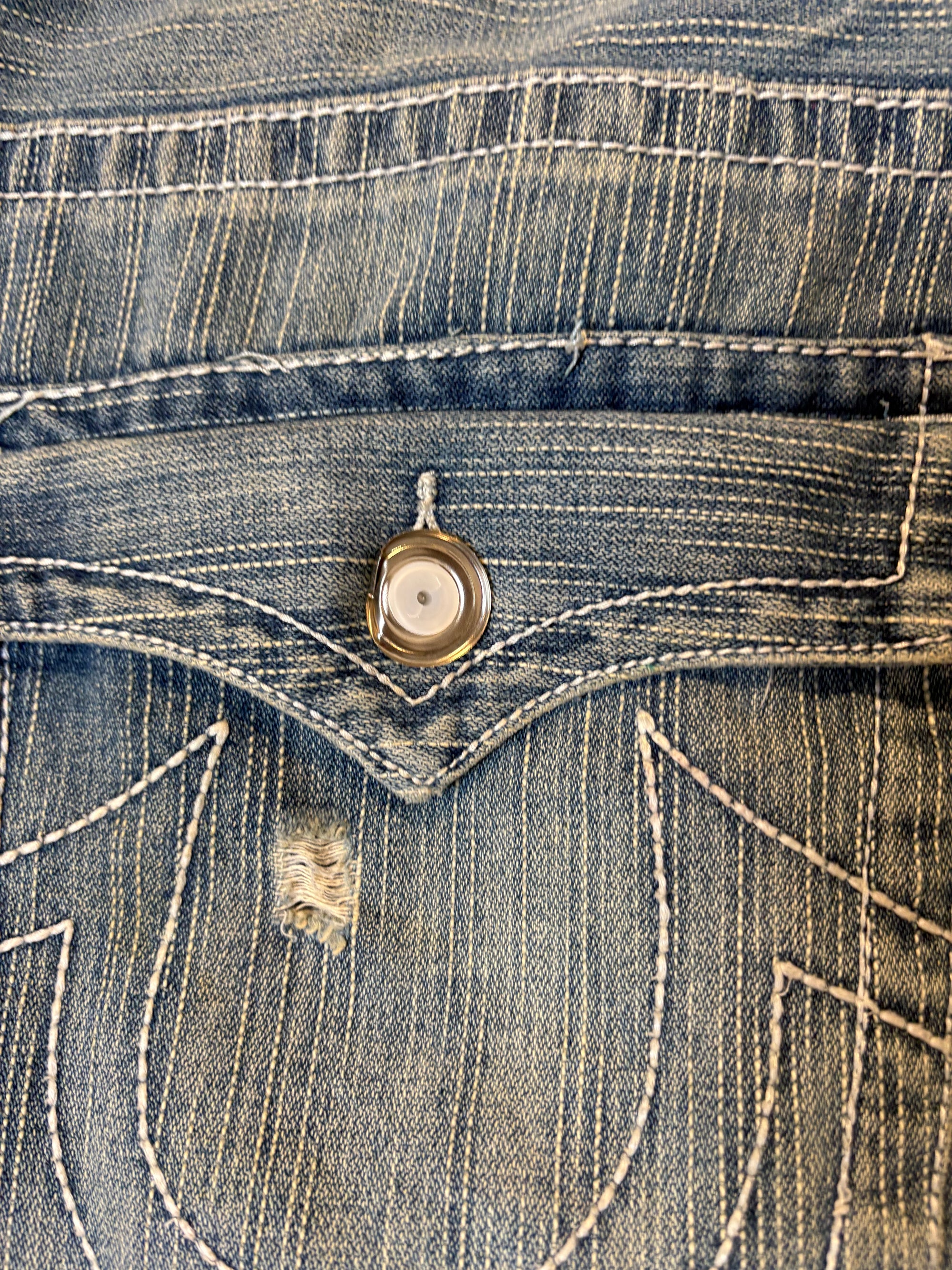Vintage True Religion Stitched Denim L/XL