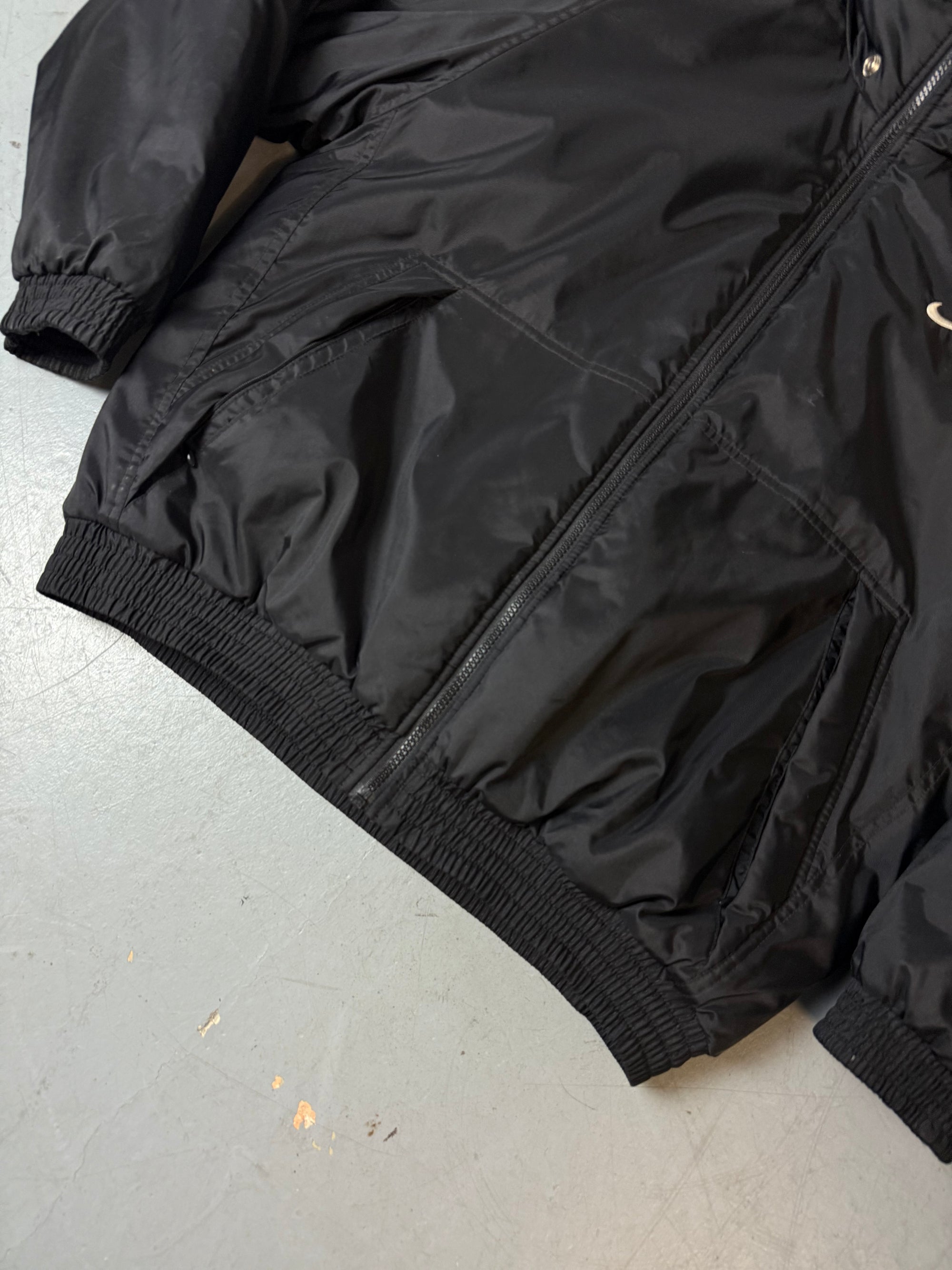 Vintage Nike Black Puffer Jacket XL