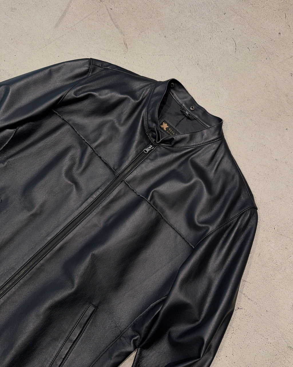 Vintage Leder Jacke (L)