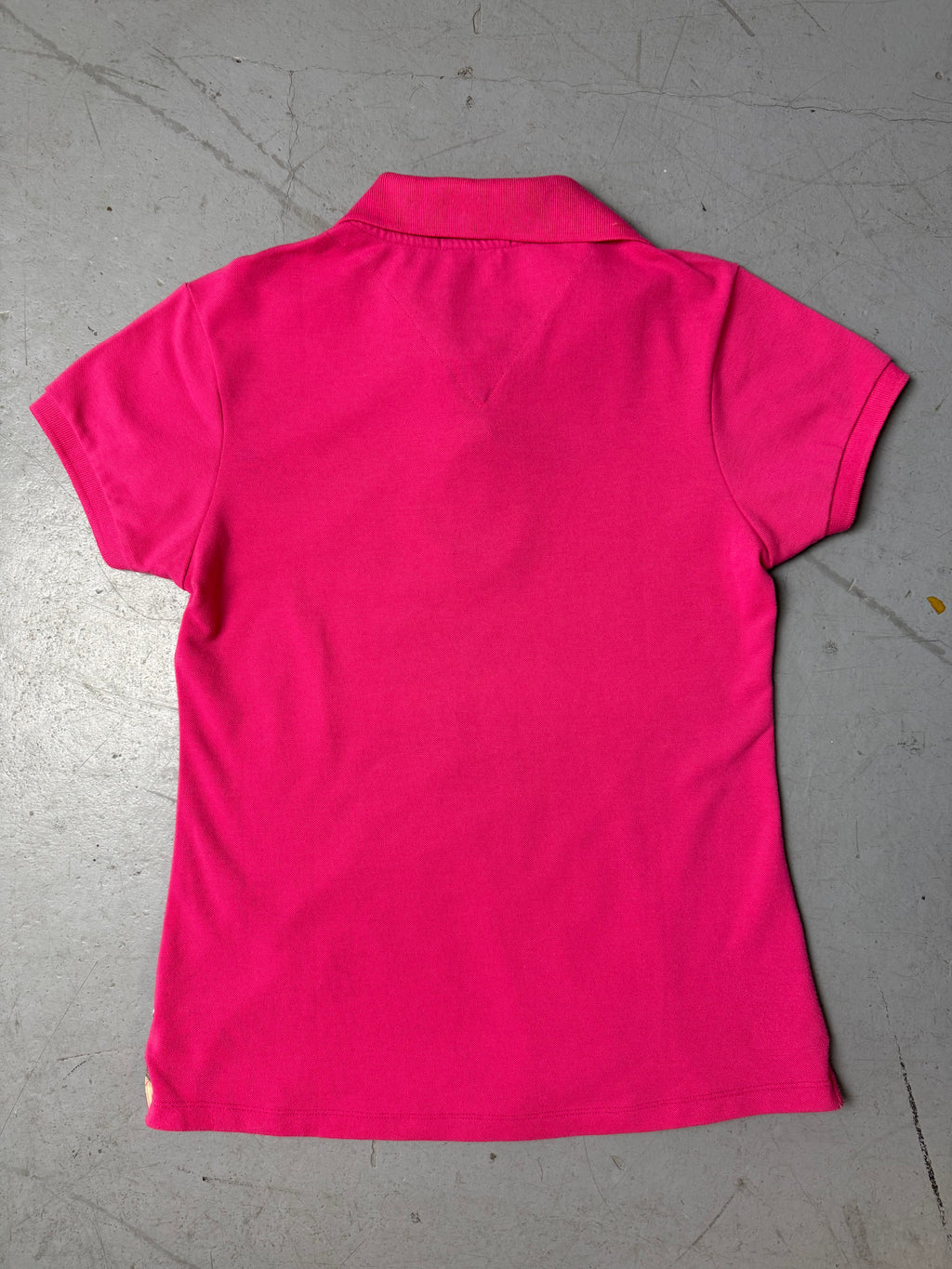 Vintage Burberry Pink Polo Shirt for girls. Y2K Second Hand 2000s Fashion 