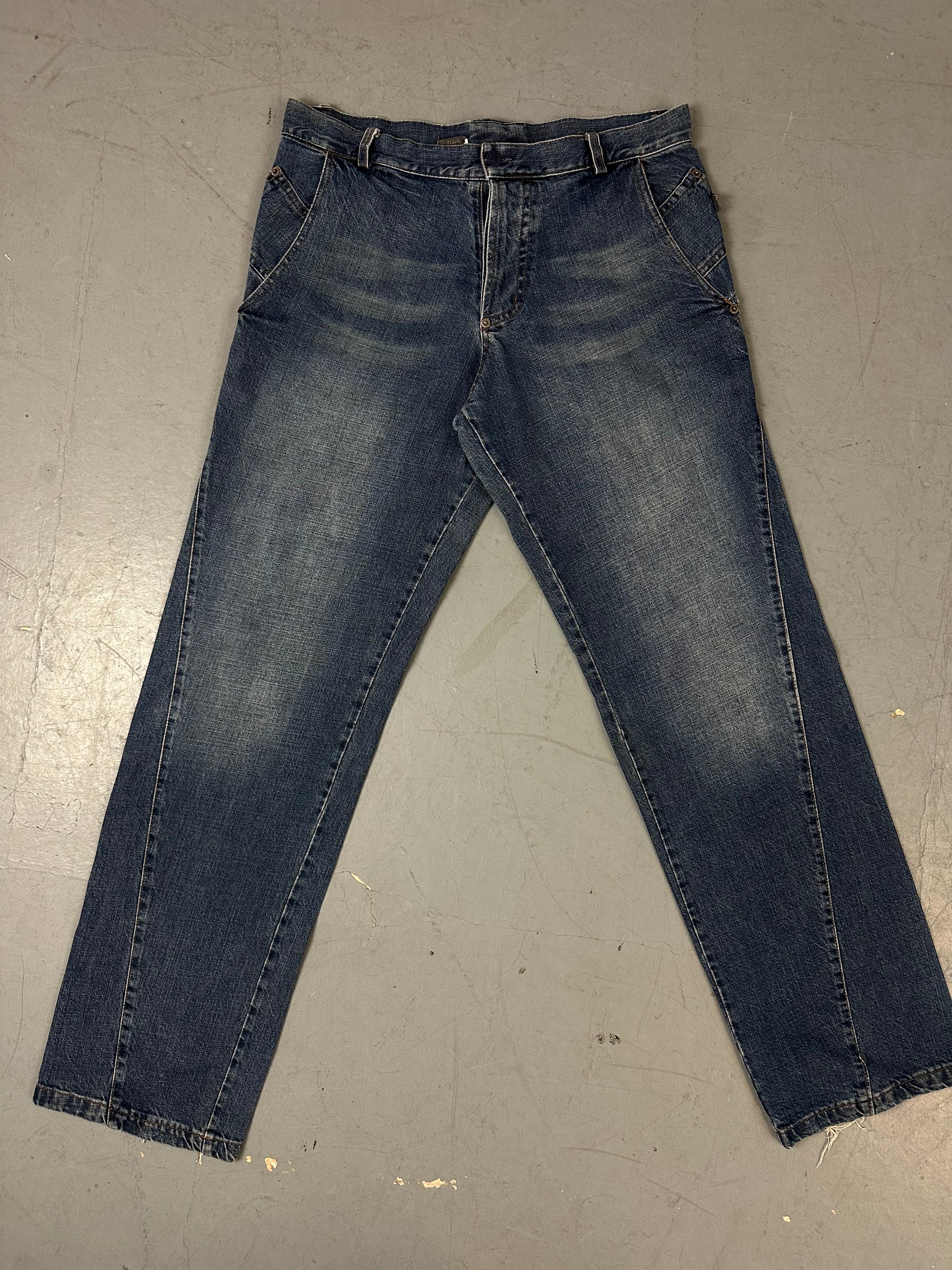 Vintage Blue Flared Denim L/XL