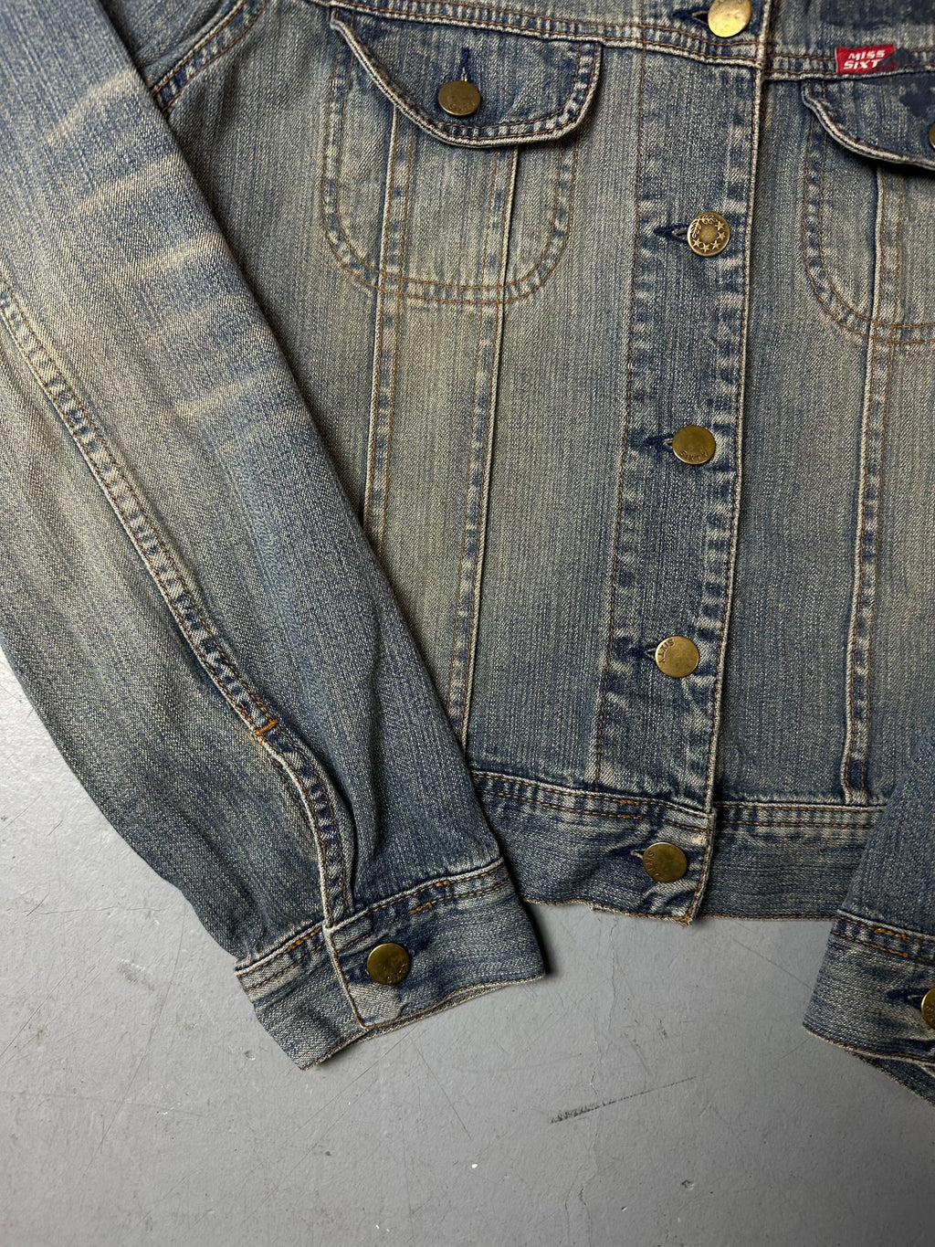Vintage Miss Sixty Cropped Jeans Jacket S/M