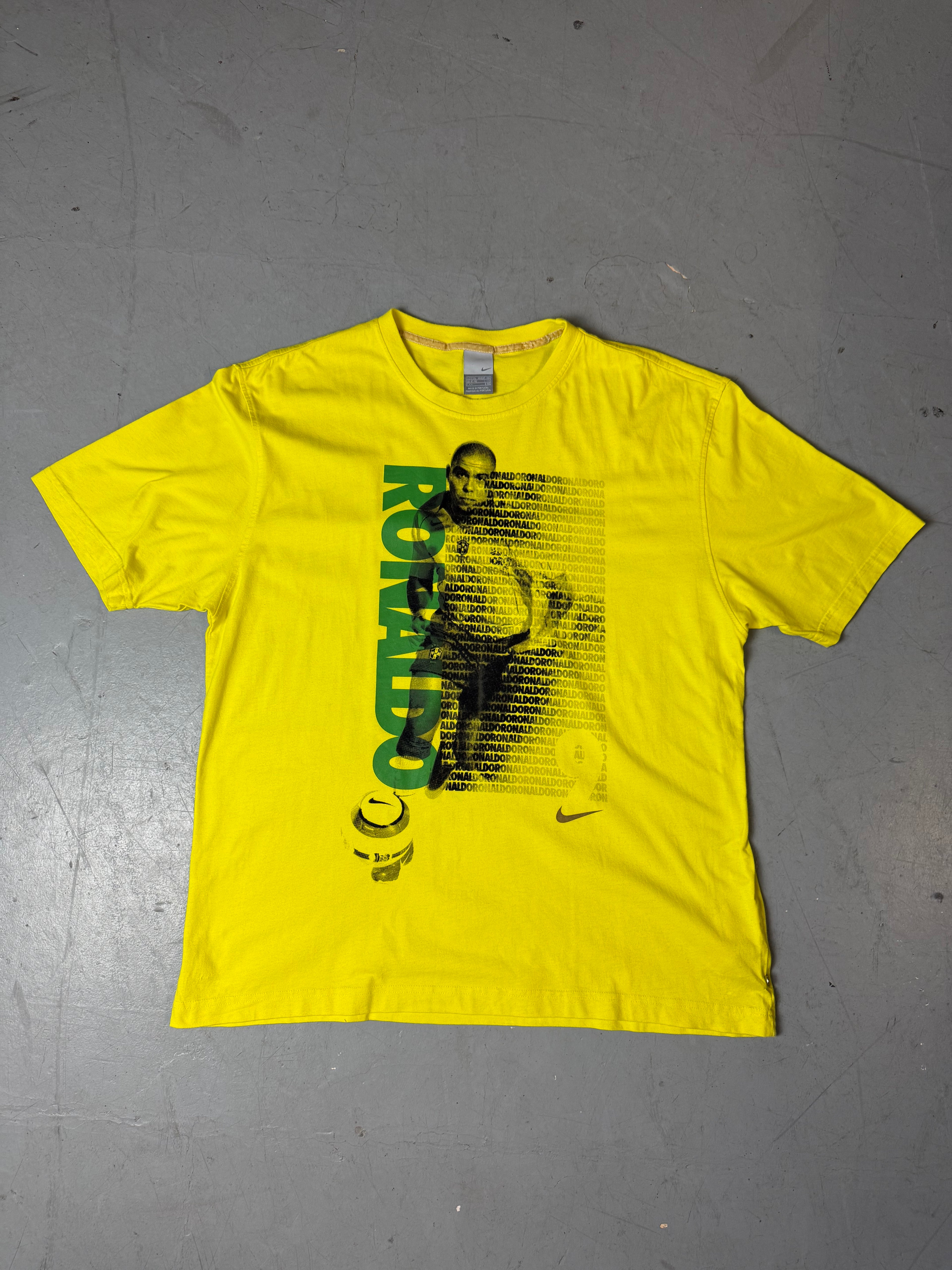 Vintage Nike Ronaldo Printed T-Shirt XXL