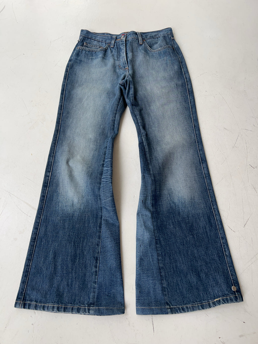 Vintage Hugo Boss High Waisted Reworked Jeans (M)
