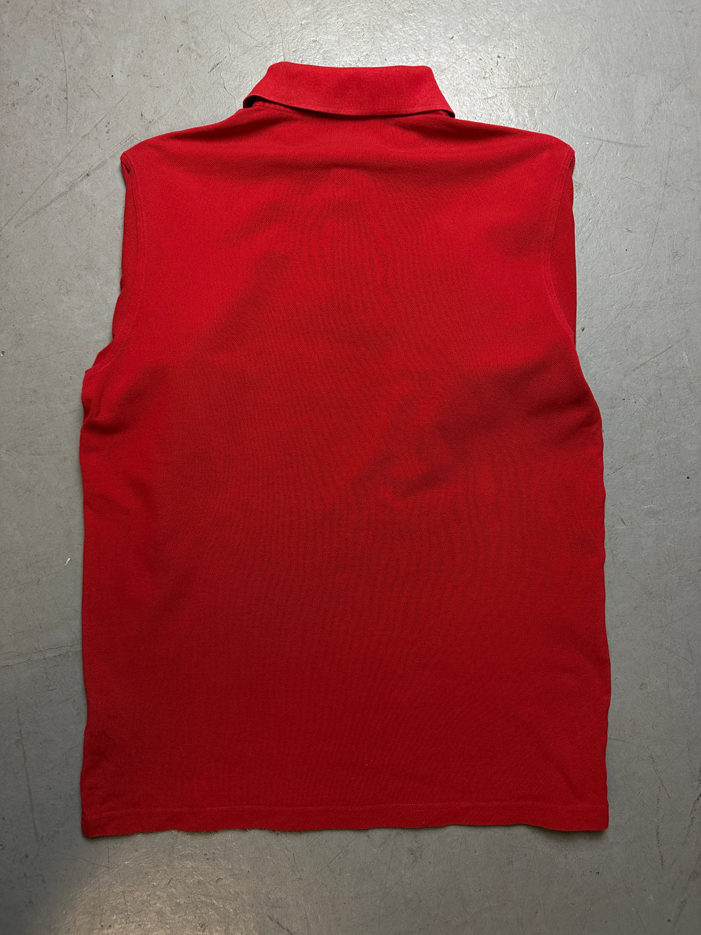 Produktbild von Vintage Red Burberry Polo M/L von hinten