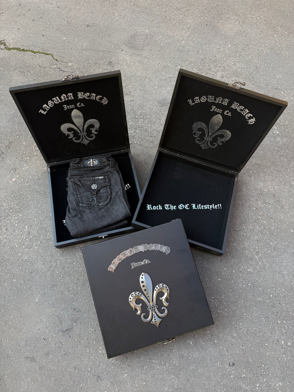 Y2K Laguna Beach „Manhatten Beach“ Low Waist Denim für Damen. Y2K 2000s Fashion