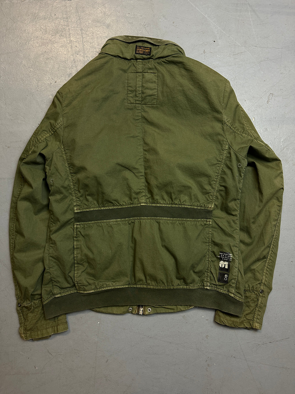 Vintage G-Star Raw Green Jacket unisex. Y2K Second Hand 2000s Fashion