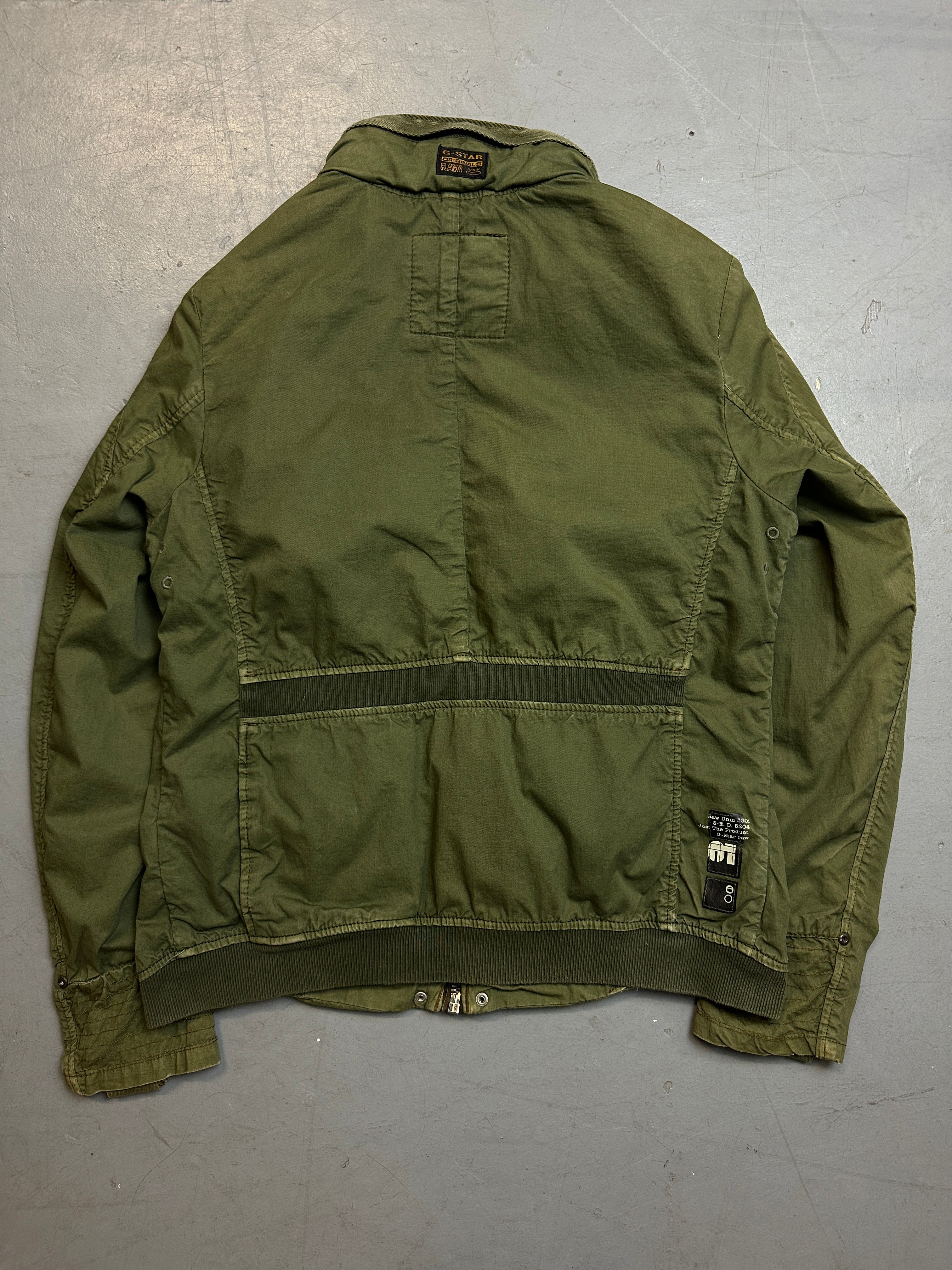 Vintage G-Star Raw Green Jacket unisex. Y2K Second Hand 2000s Fashion