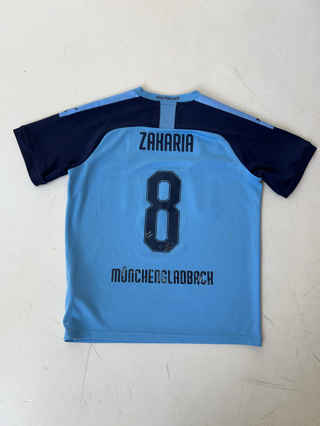 Vintage Puma Borussia Mönchengladbach 2019/20 Zakaria Away Jersey (S)