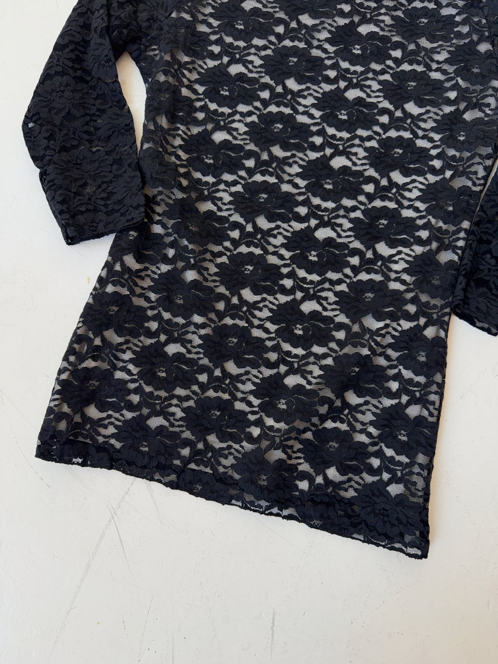 Vintage Lace Halfsleeve Top (XS)
