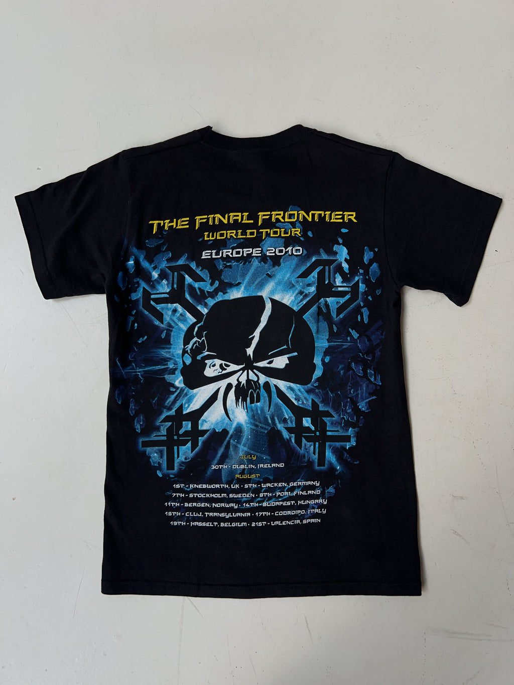 Vintage Iron Maiden Europe Tour 2010 T-Shirt (S)