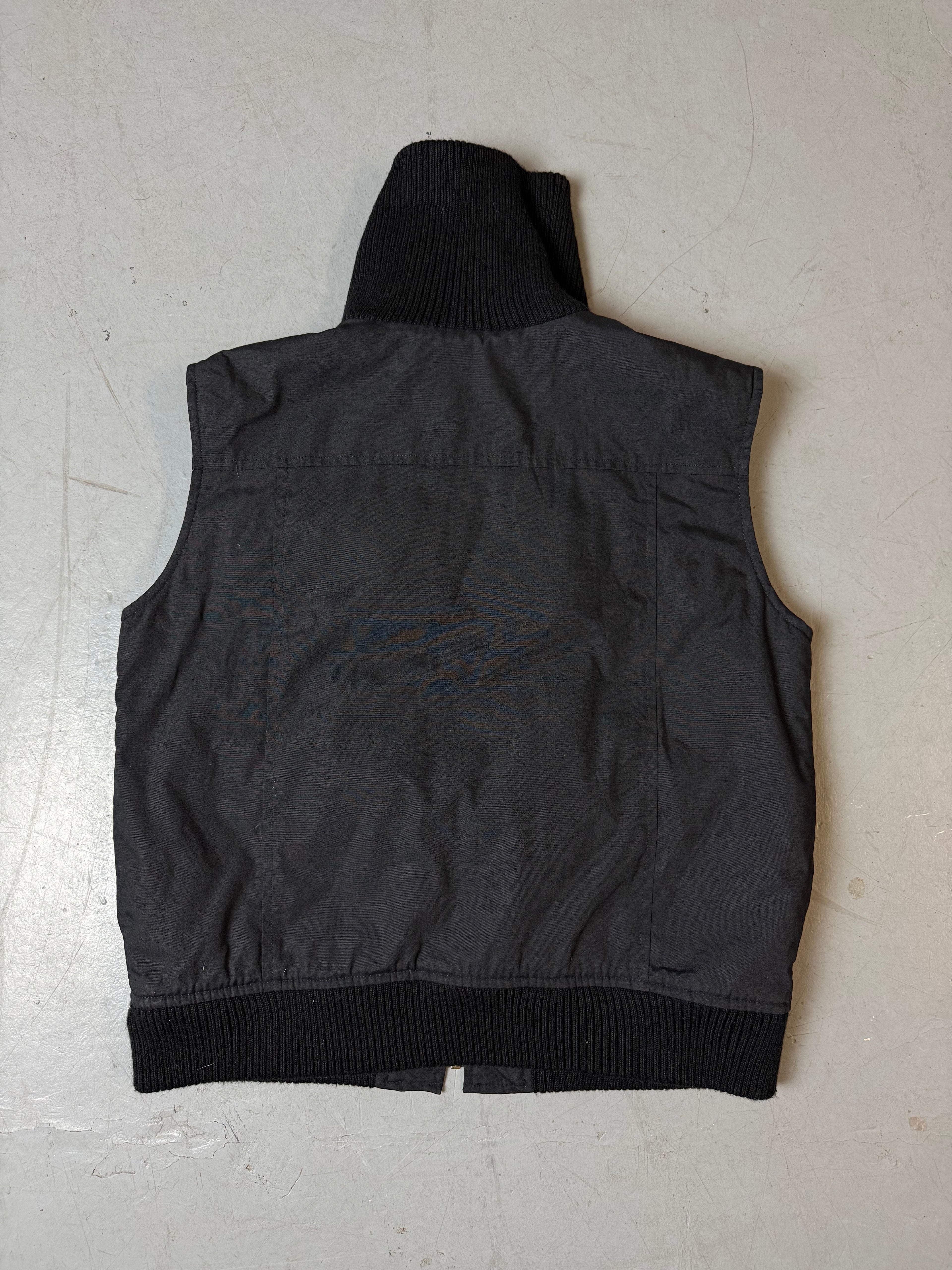 Produktbild von Vintage Indian Rose Black Multi Pocket Vest M von hinten