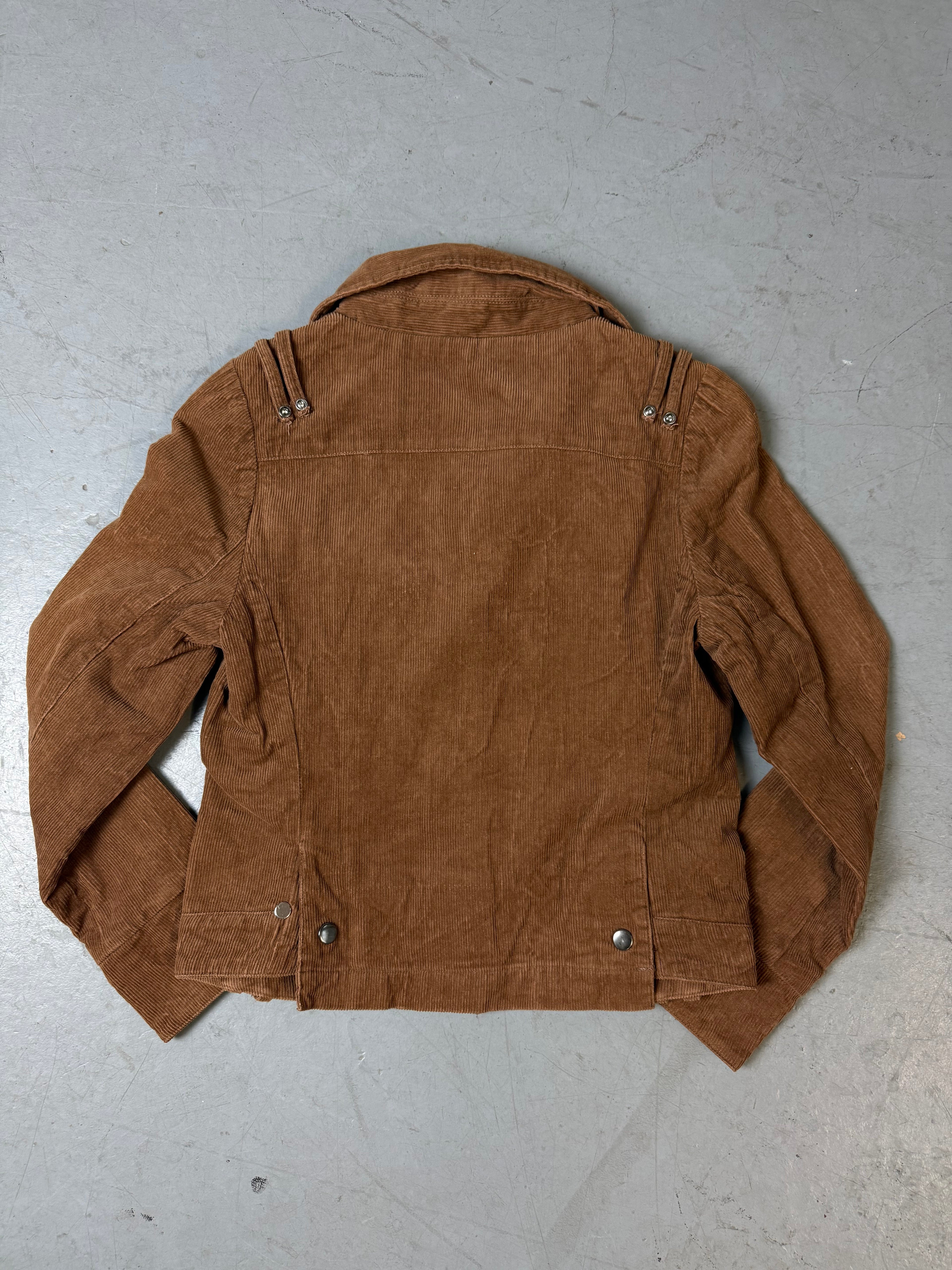 Eine vintage braune Cord Jacke von juicy Girl y2k 