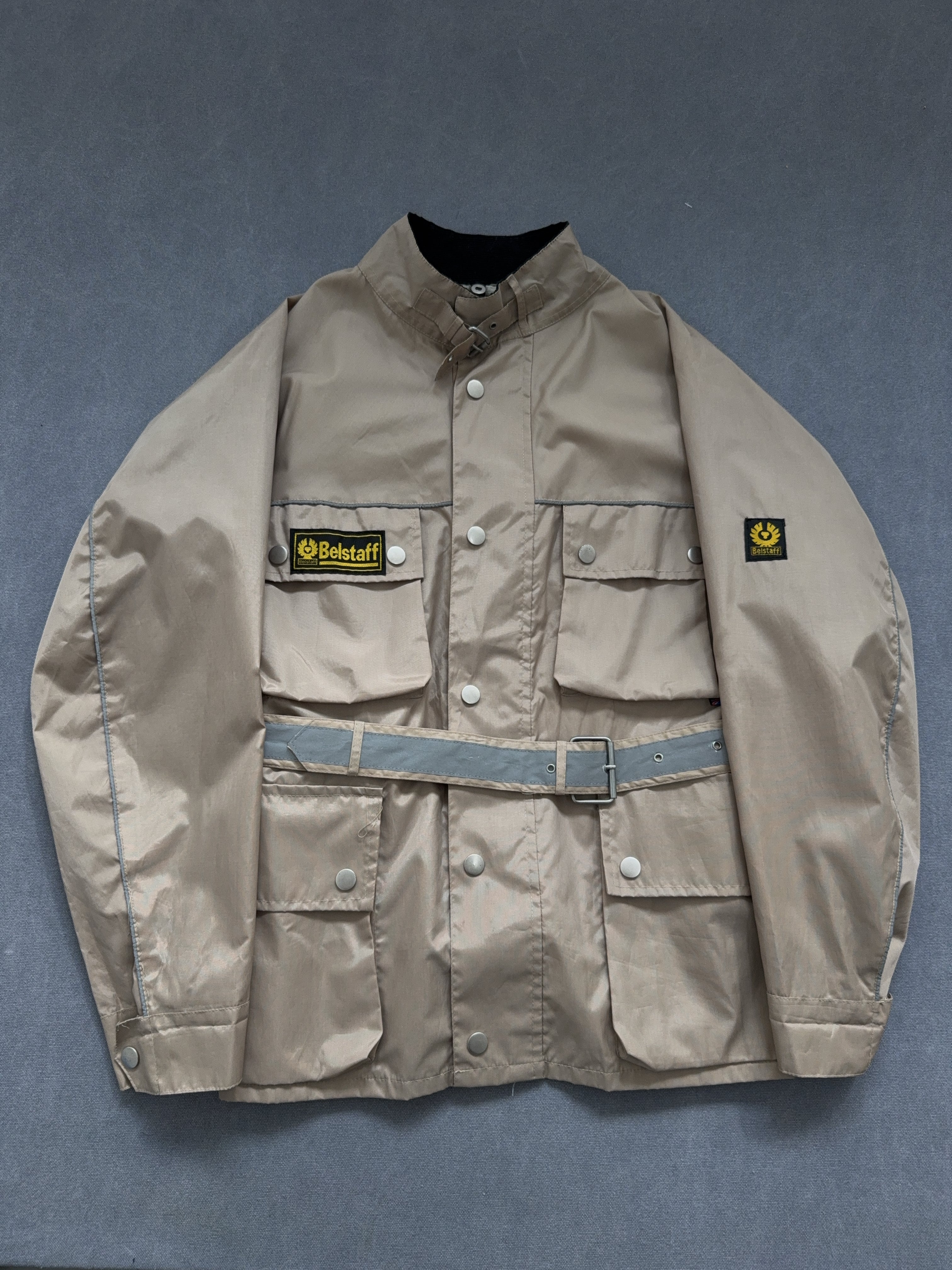Vintage Belstaff Jacke für Herren. Y2K Second Hand 2000s Fashion