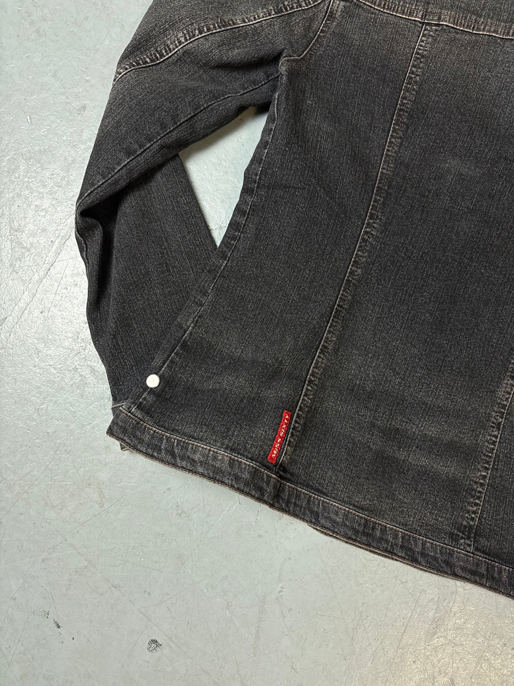 Vintage Miss Sixty Black Denim Jacket M
