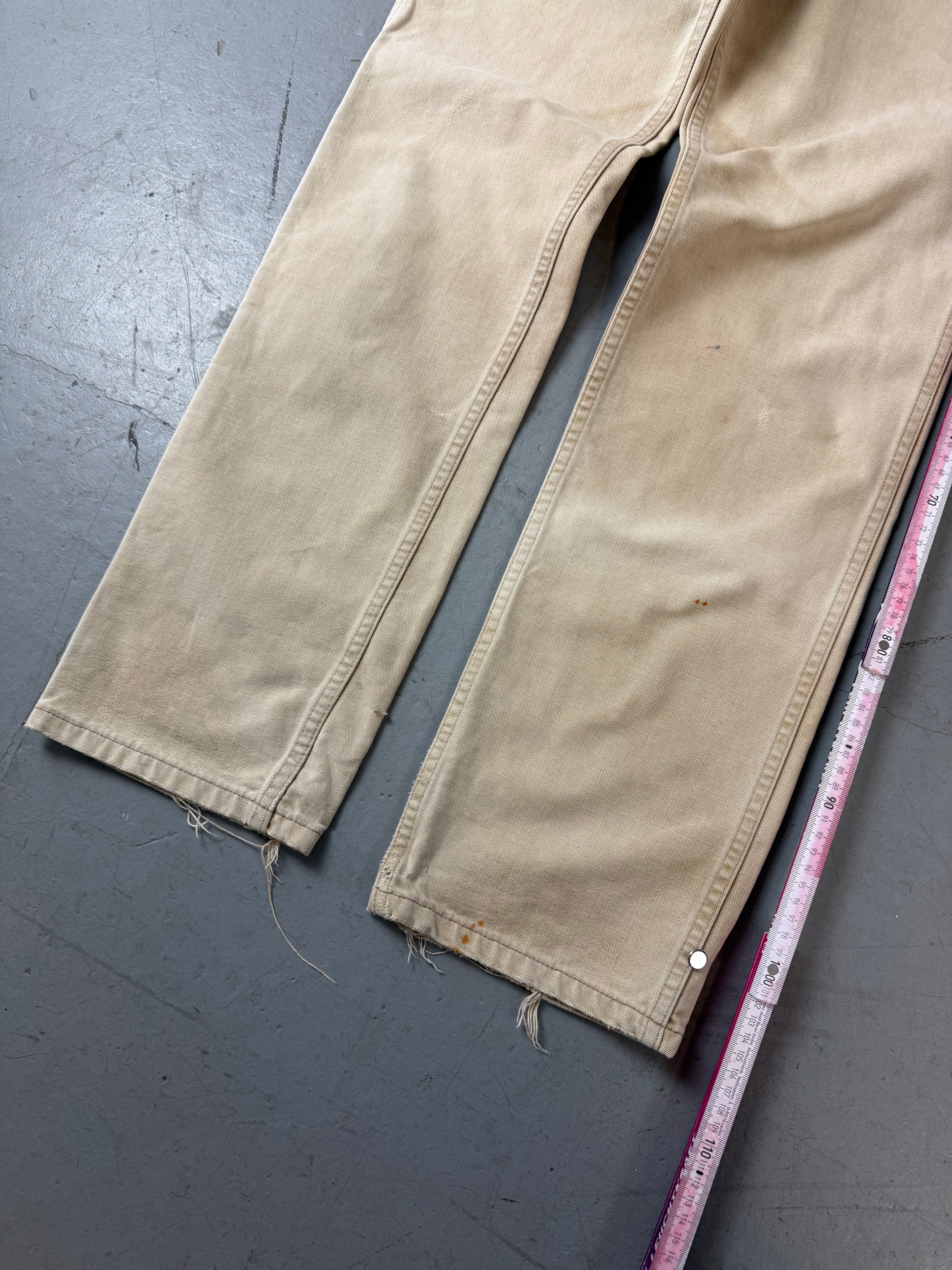 Vintage Carhartt Straight Leg Beige Jeans M