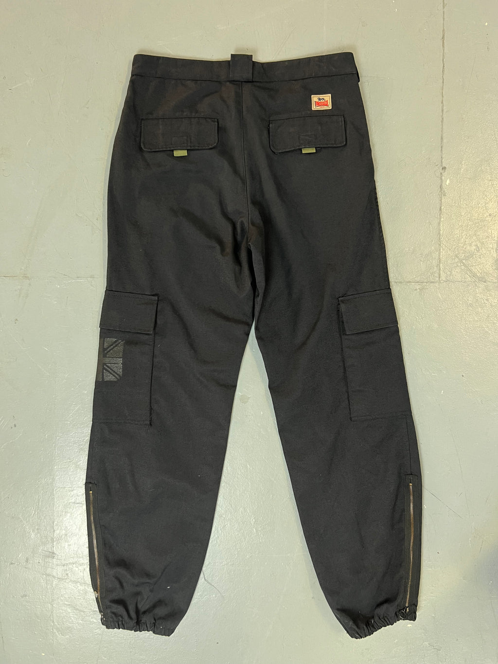 Vintage Lonsdale Black Cargo Pants M/L