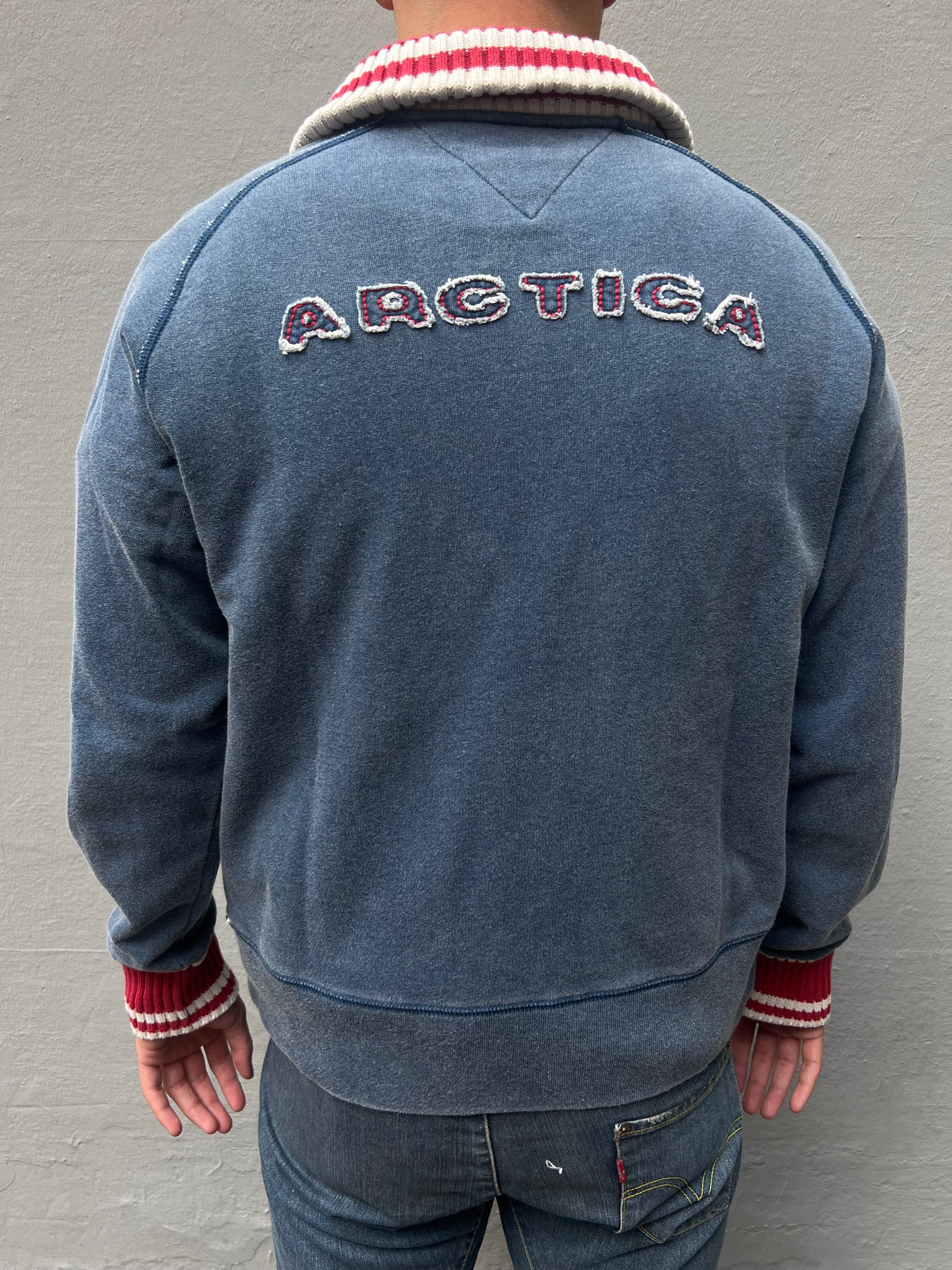 Vintage Blue Tommy Hilfiger Zip Jacket L