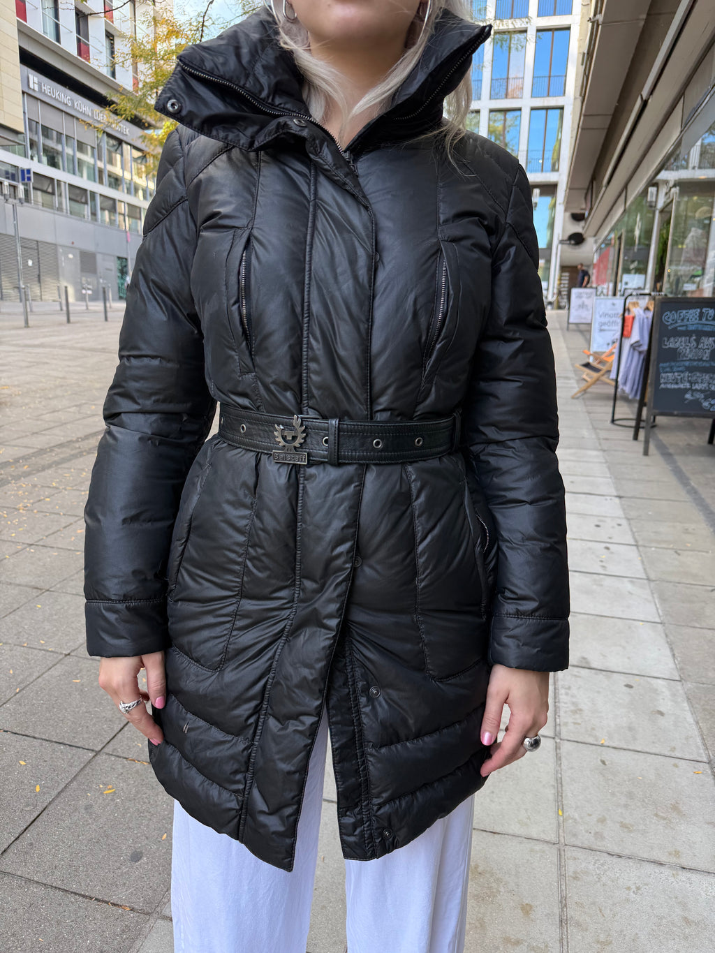 Vintage Belstaff Daunen Mantel (M)