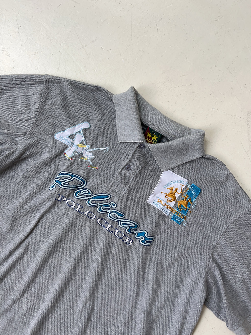 Vintage La Martina Grey Poloshirt (XL)