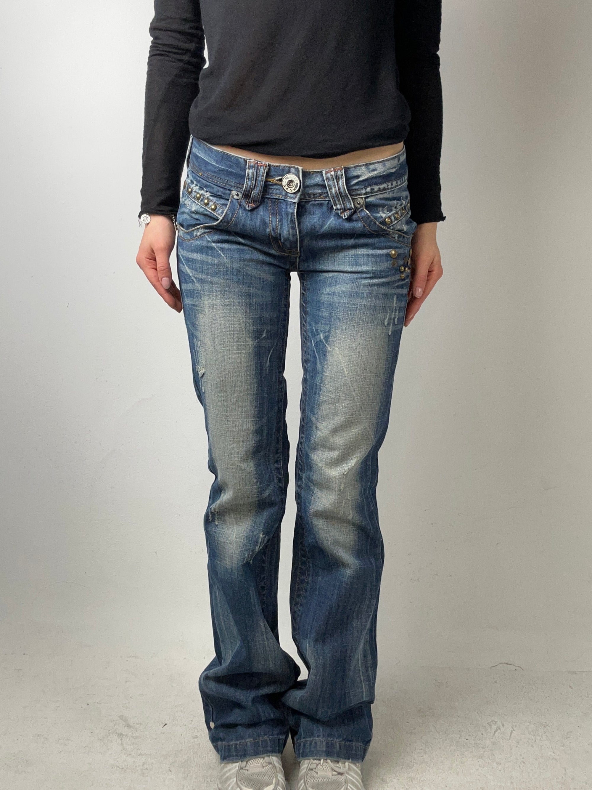 Vintage Choox Bootcut Jeans with Backprint XS