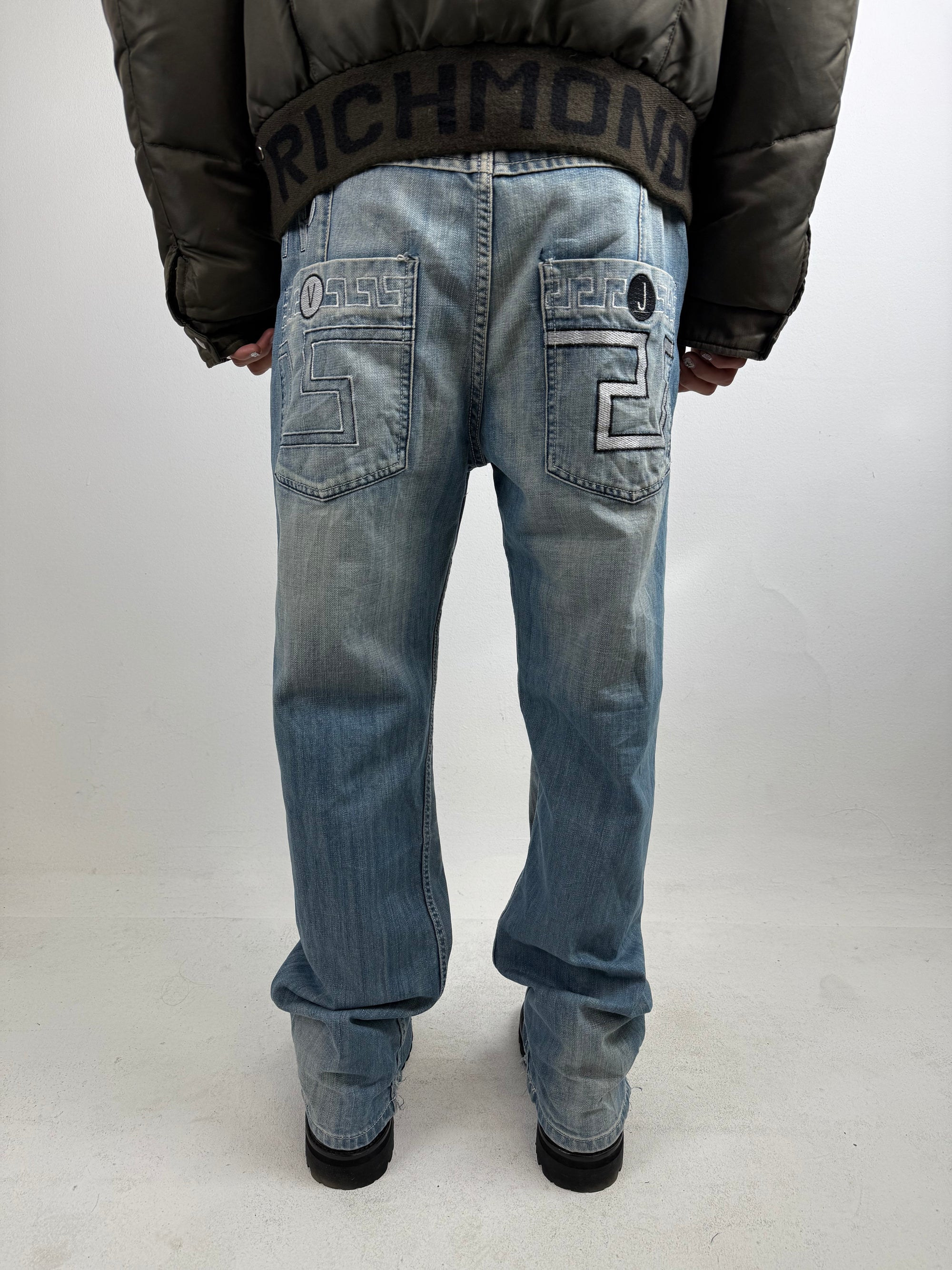 Vintage Versace Sport Baggy Denim M