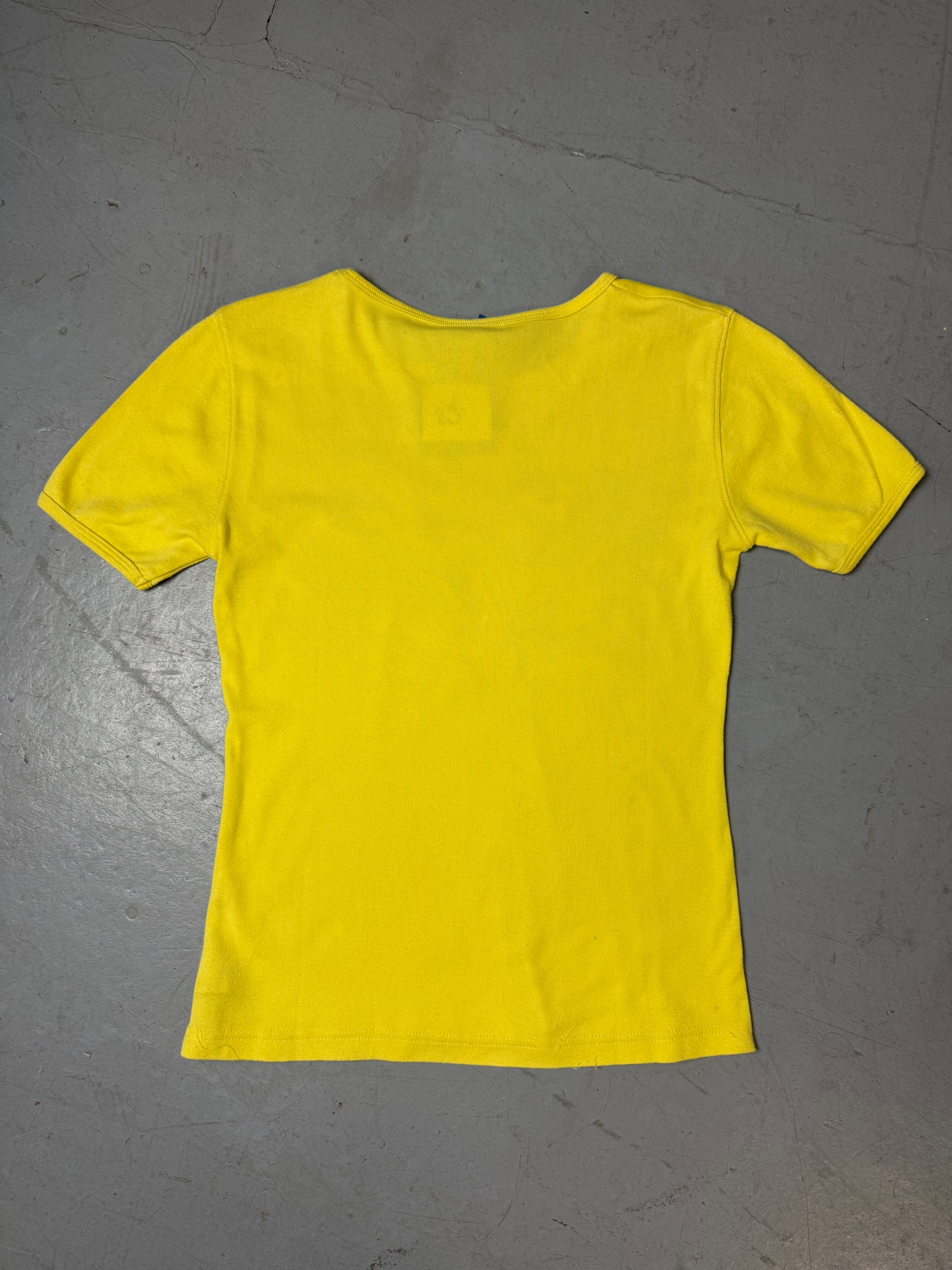 Produktbild von Vintage Disney Minnie Mouse T-Shirt S/M von hinten auf grauem Boden 