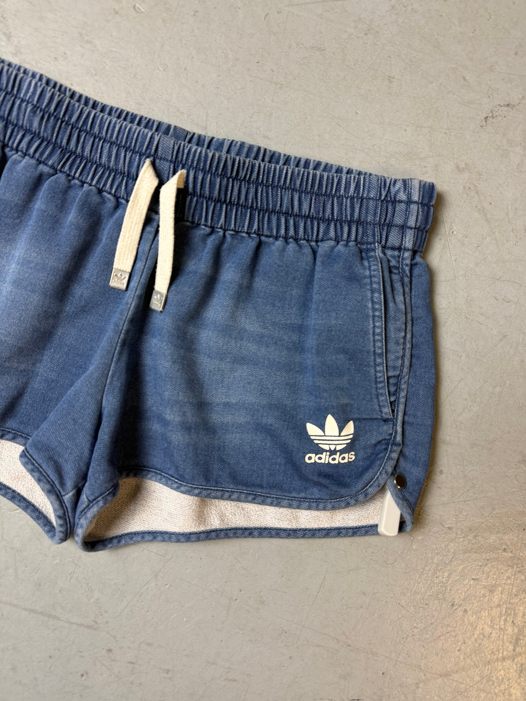 Vintage Adidas Blue Jogger Shorts S/M